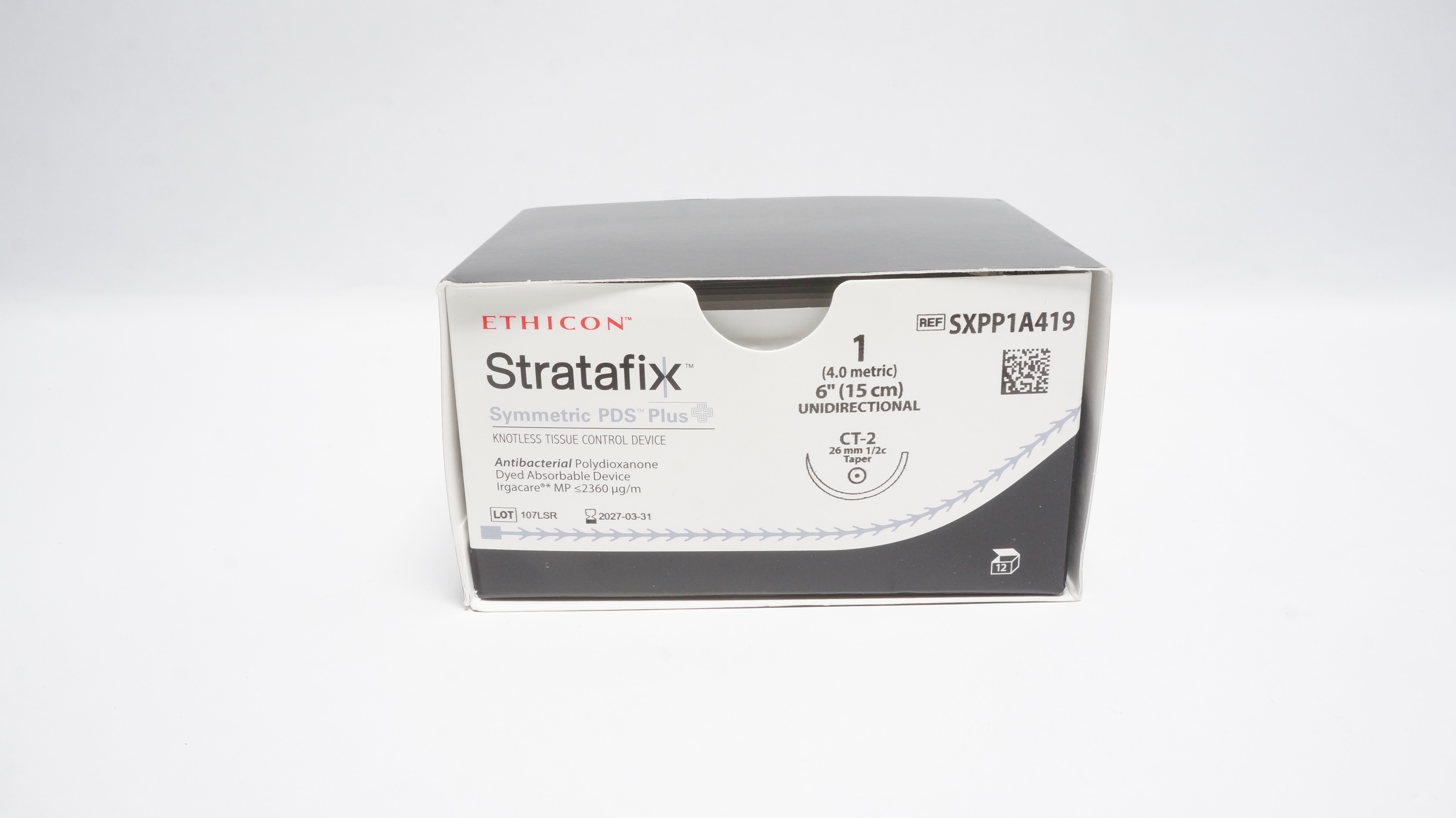 Ethicon SXPP1A419 1 STRATAFIX SYMMETRIC PDS Plus 6inch, CT-2 26mm - Box of 10