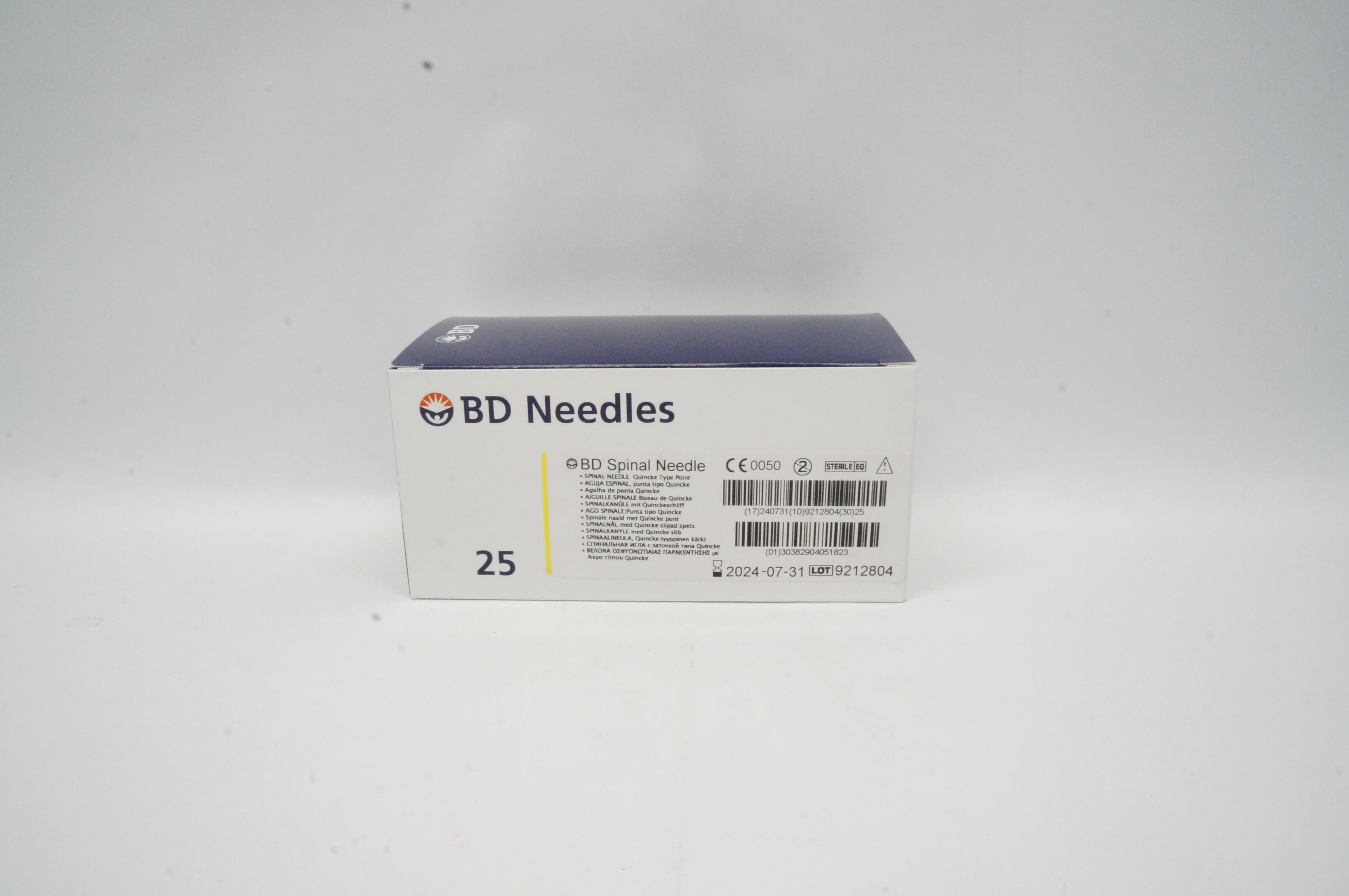 BD 405182 Spinal Ndle Quincke Type Point 20G x 3.50inch - Box of 25