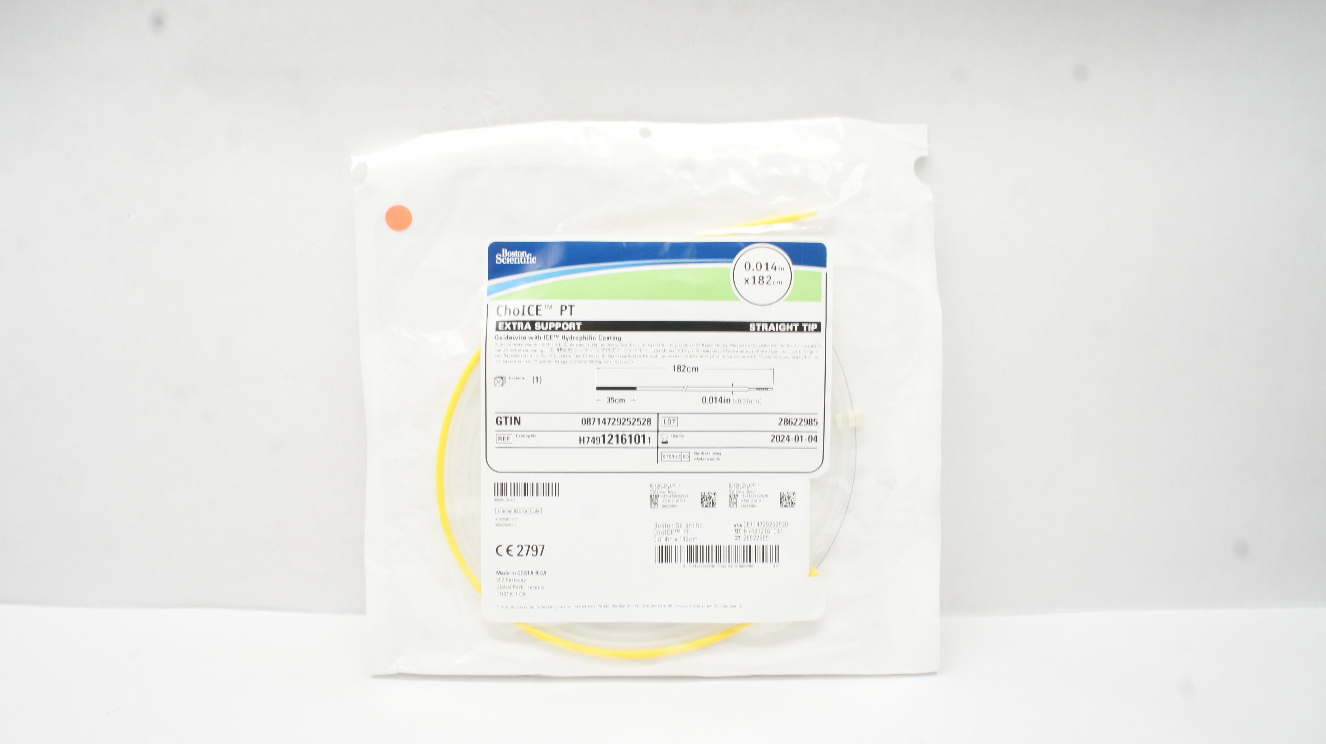 Boston Scientific H74912161011 ChoICE Support Guidewire 0.014inch x 182cm (x)