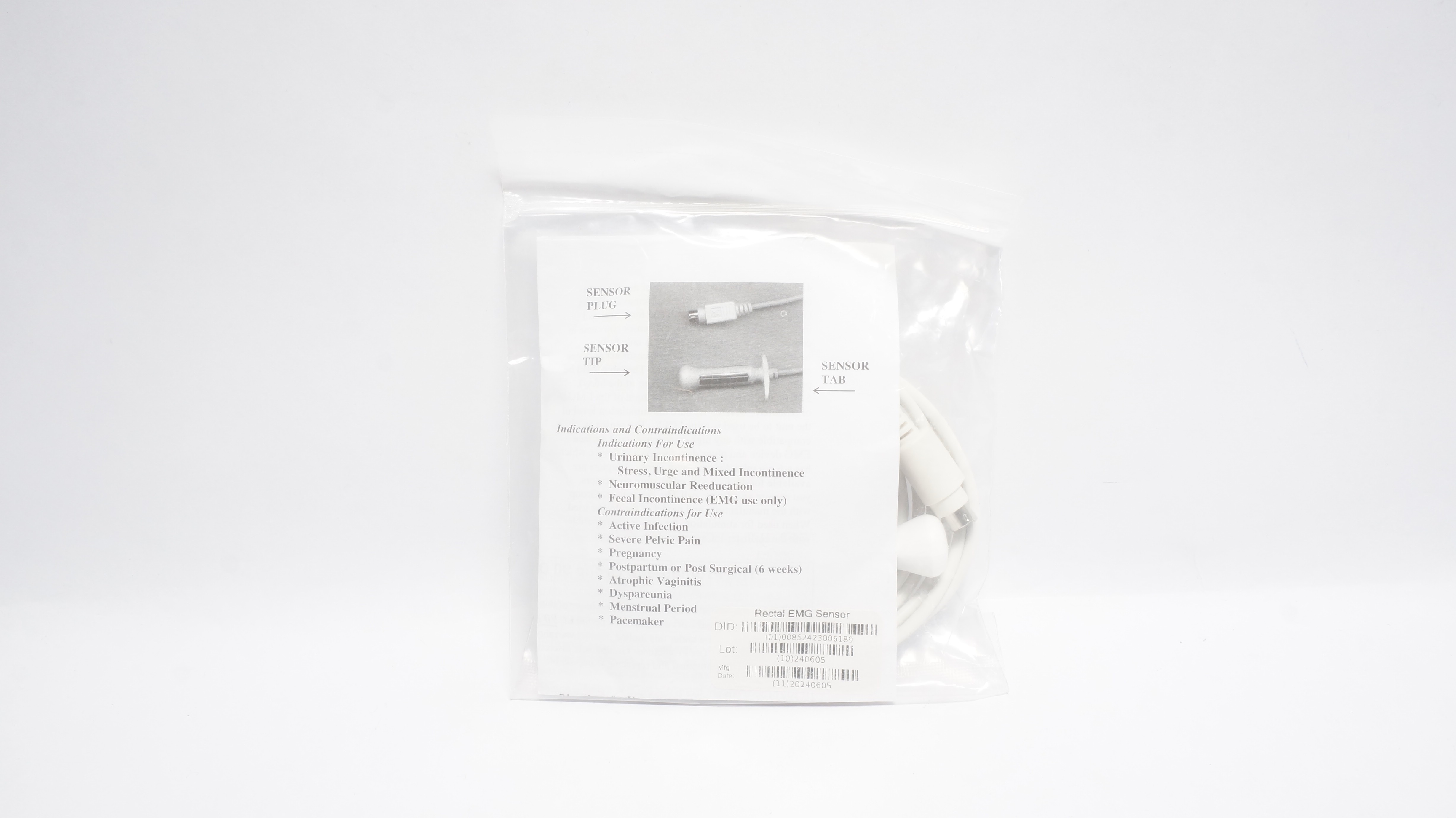 The Prometheus Group 6340 Pathway Rectal EMG Stimulation Sensor
