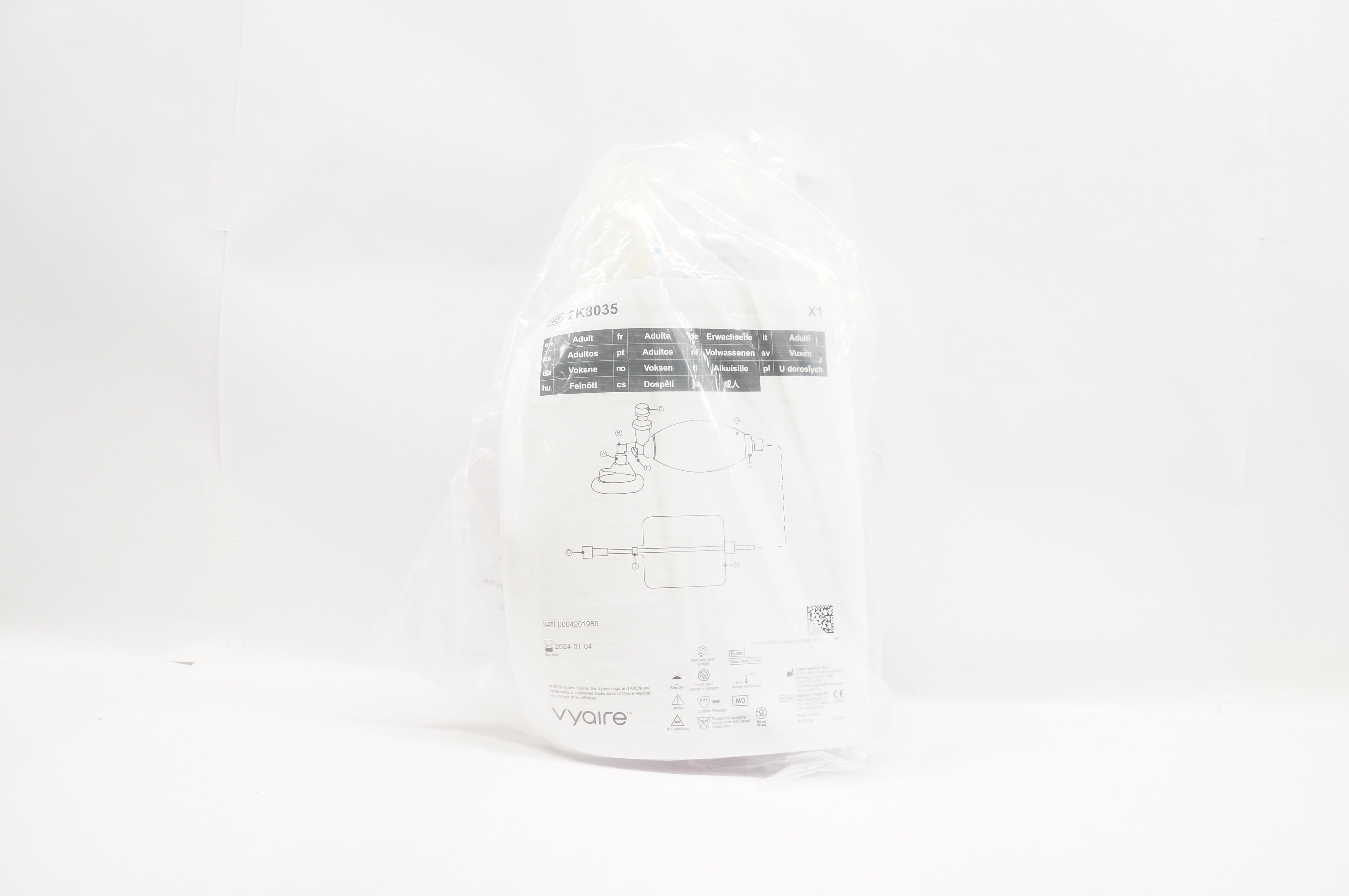 Vyaire 2K8035 AirLife Lange SeeBreath CO2 Detector