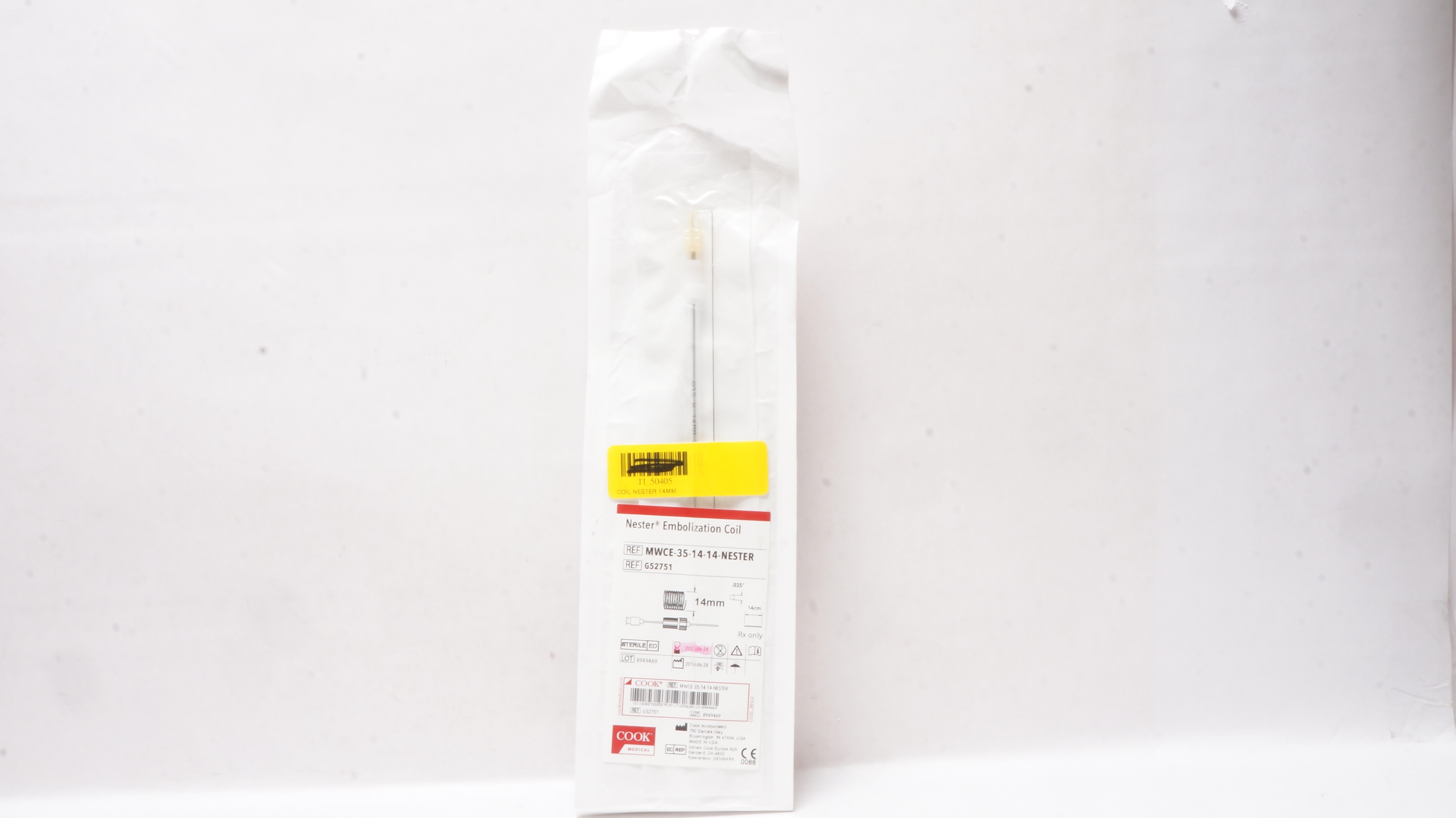 Cook Medical G52751 Nester Embolization Coil 14mm (x)