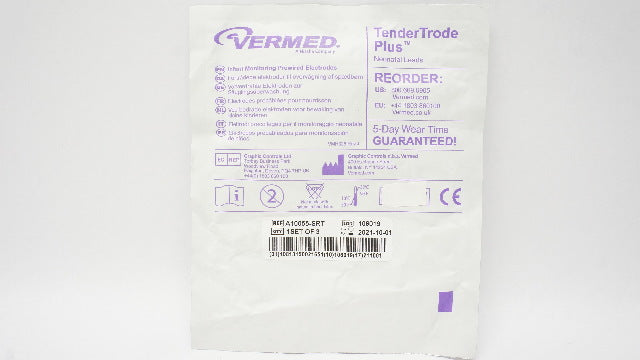 Vermed A10055-SRT TenderTrode Plus Infant Monitoring Electrodes (x)