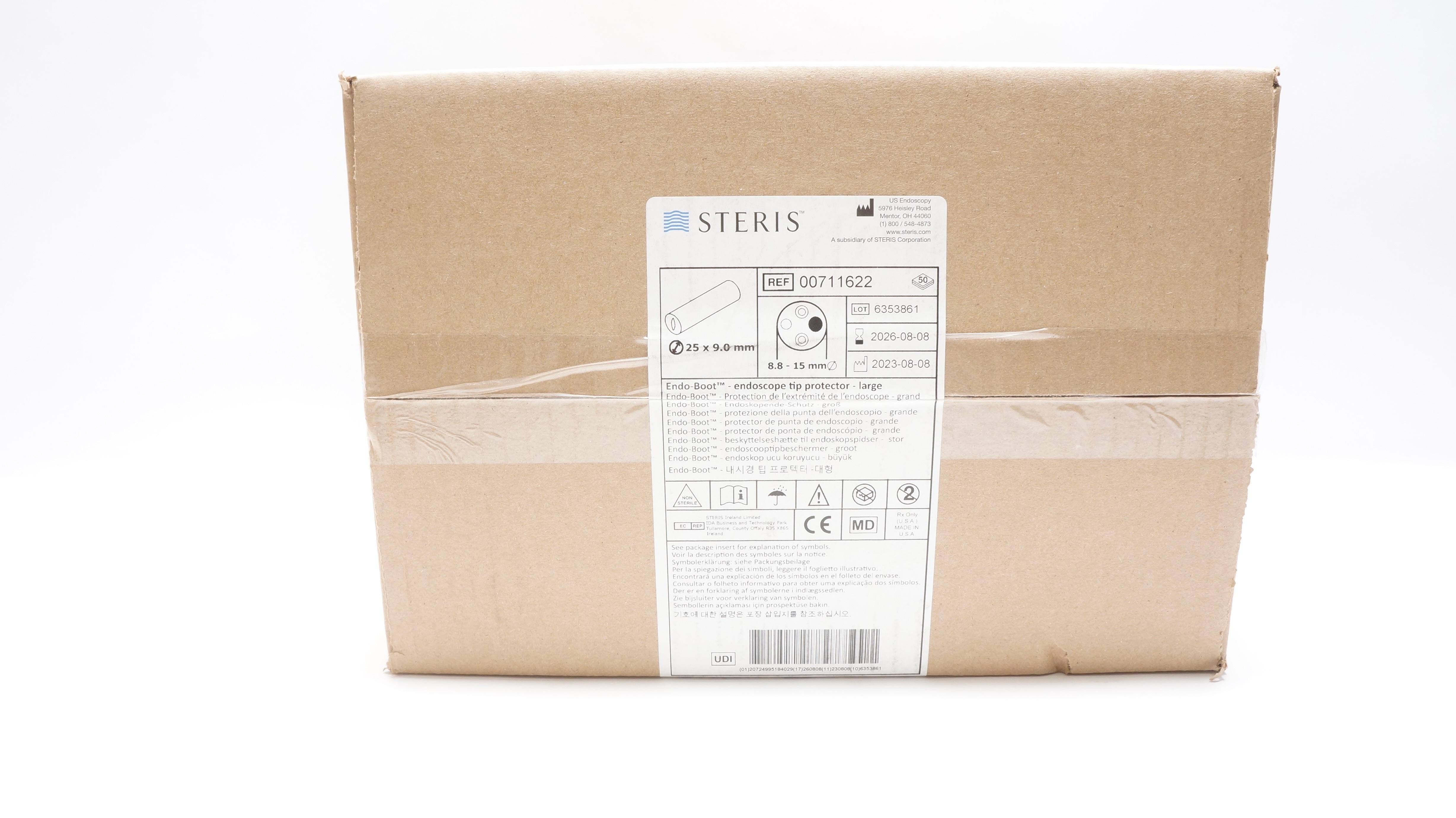 Steris 00711622 Endo-Boot -Endoscope Tip Protector-Large - Box of 50