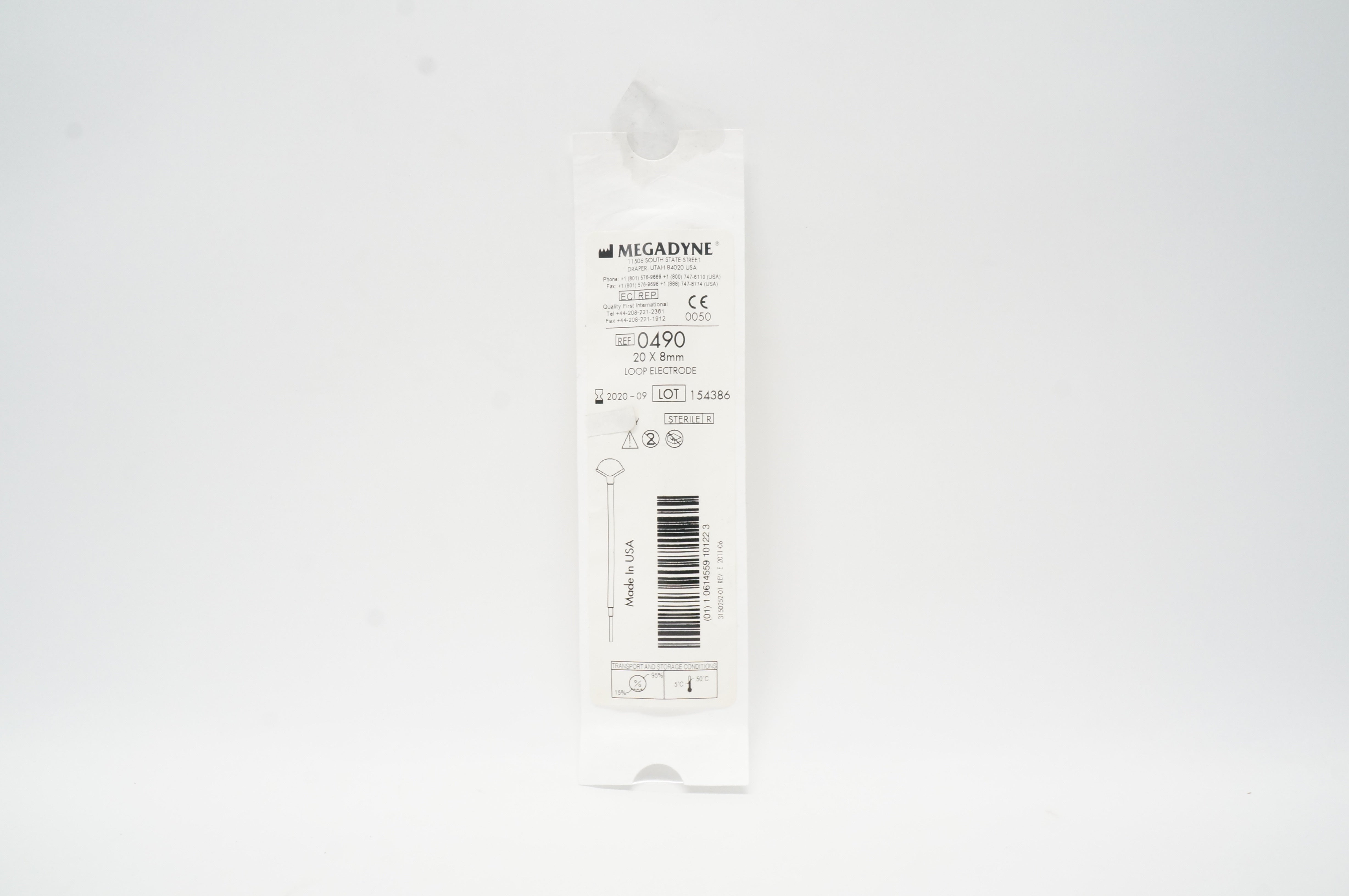Megadyne 0490 Loop Electrode 20 mm x 8 mm (x)