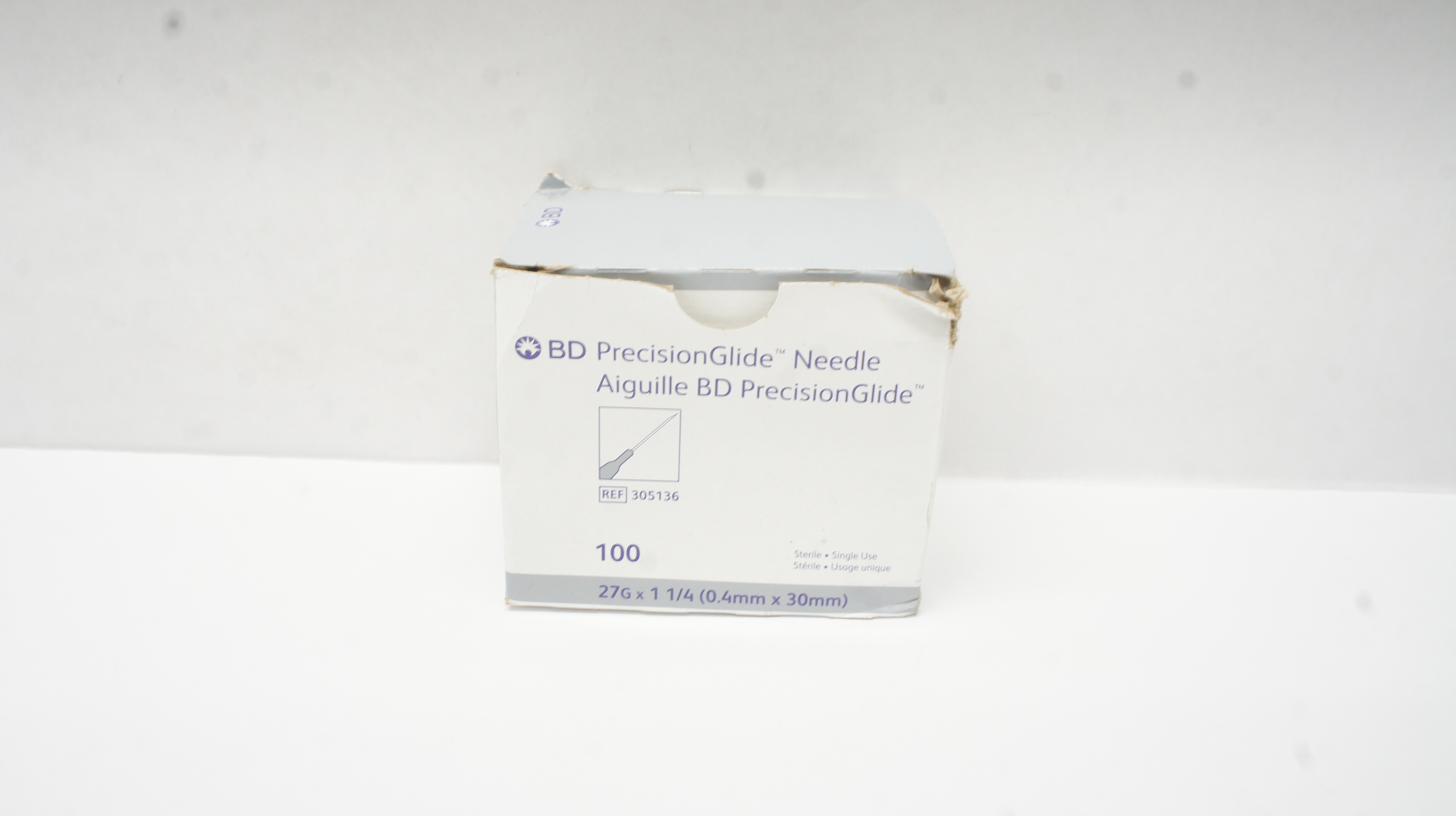 BD 305136 PrecisionGlide Ndle 27G x 1 1/4 - Box of 90
