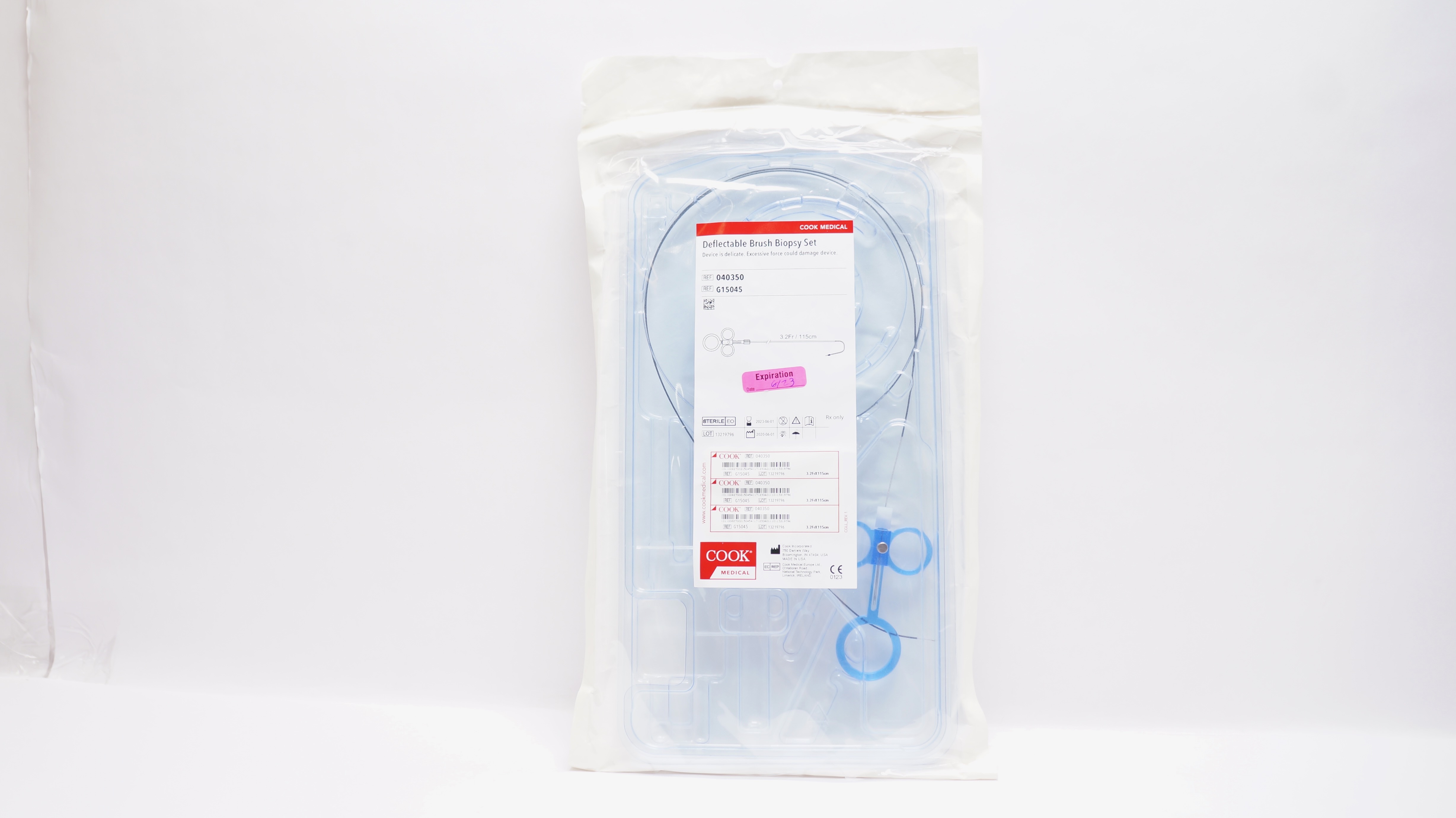 Cook Medical G15045 Deflectable Brush Biopsy Set 3.2Fr x 115cm (x)