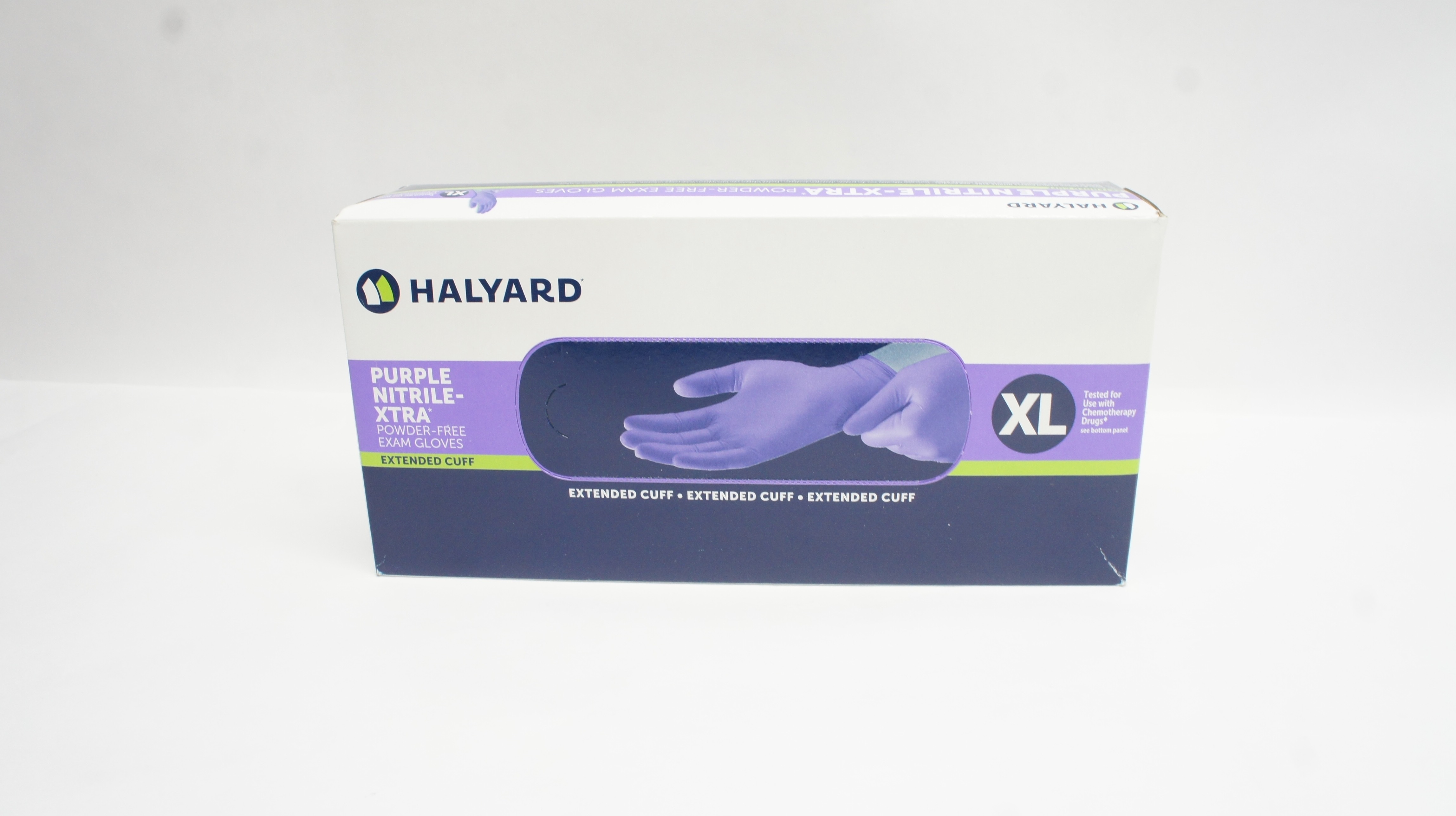 Halyard 50604 Purple Nitrile-Xtra Powder-Free Exam Gloves XL (x) - Box of 50