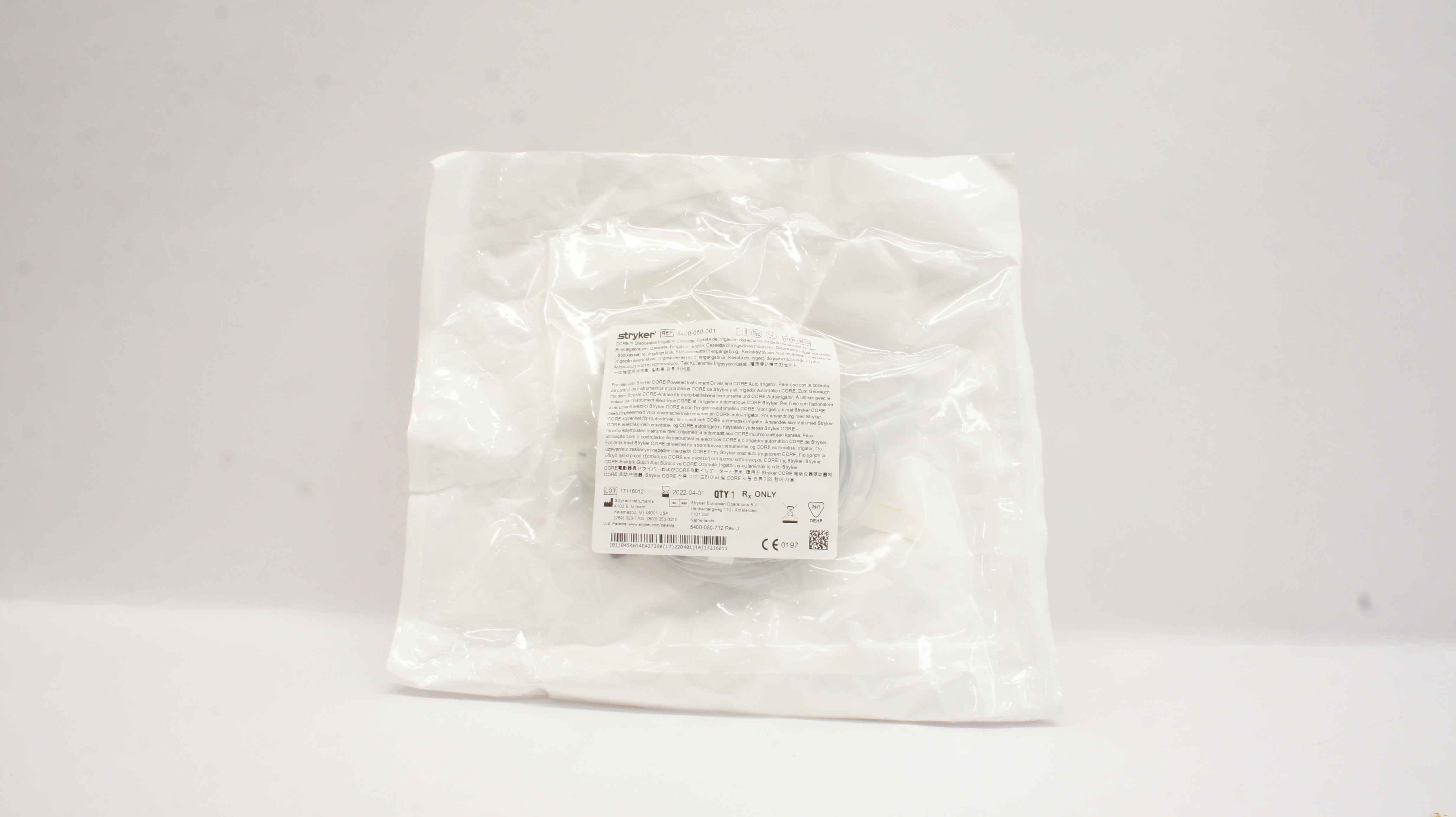 Stryker 5400-050-001 Core Disposable Irrigation Cassette (x)