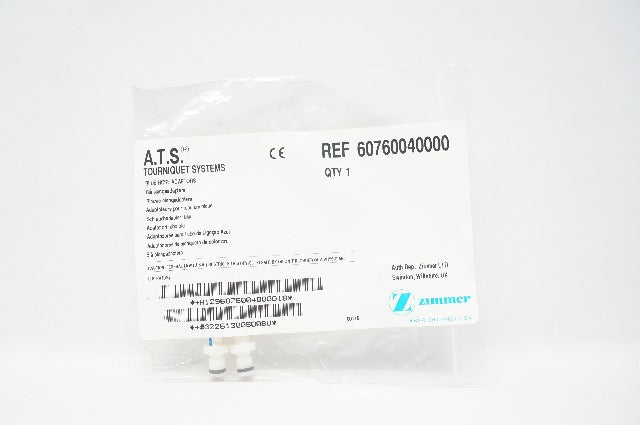 Zimmer 60760040000 A.T.S. Tourniquet Systems Blue Hose Adaptors