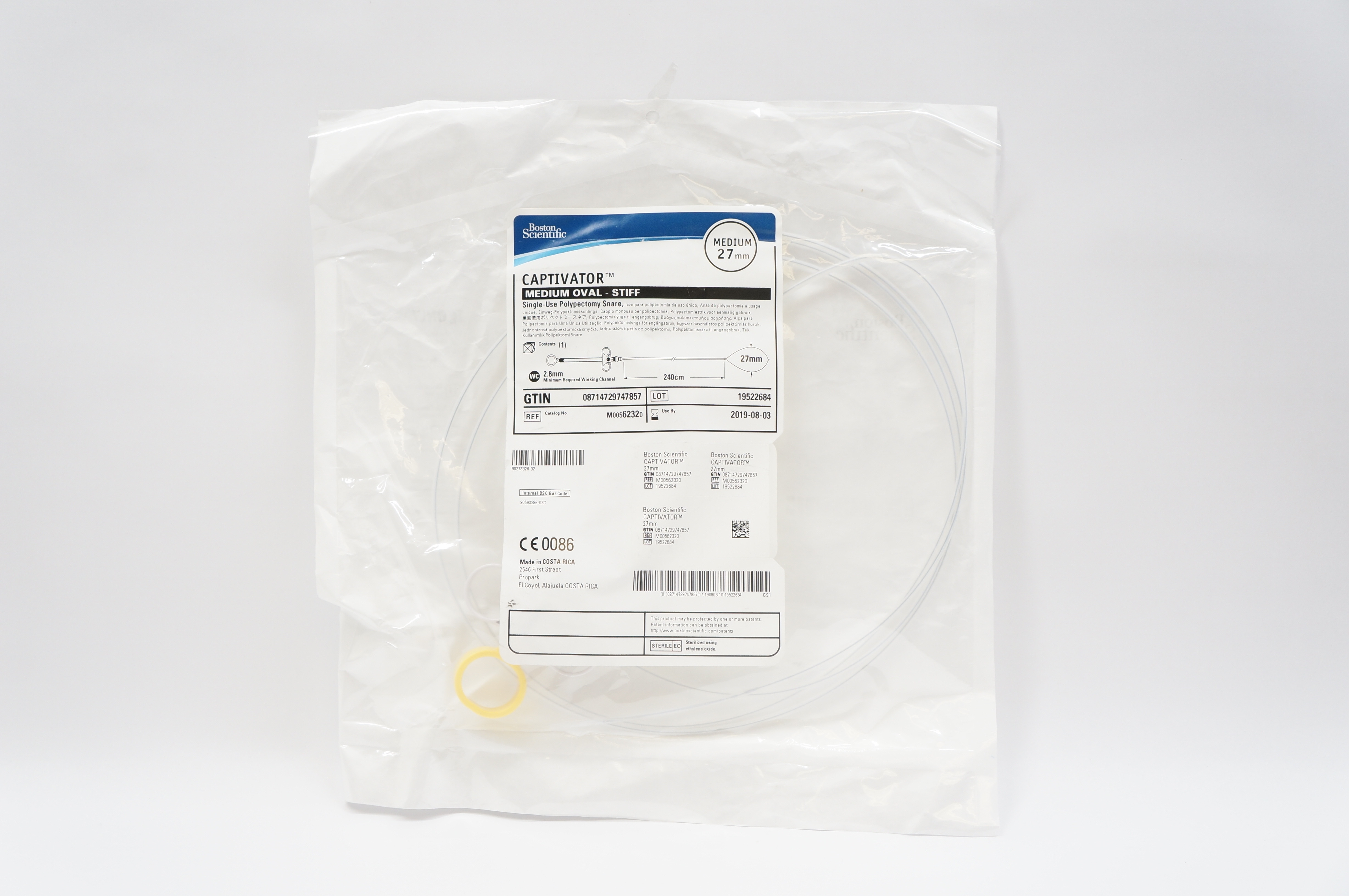 Boston Scientific M00562320 Captivator Polypectomy Snare Medium Oval, 27mm (x)