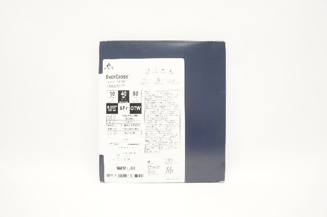 EV3 AB35W10040080 EverCross OTW PTA Dilatation Cath. 6F x .035inch x 80cm