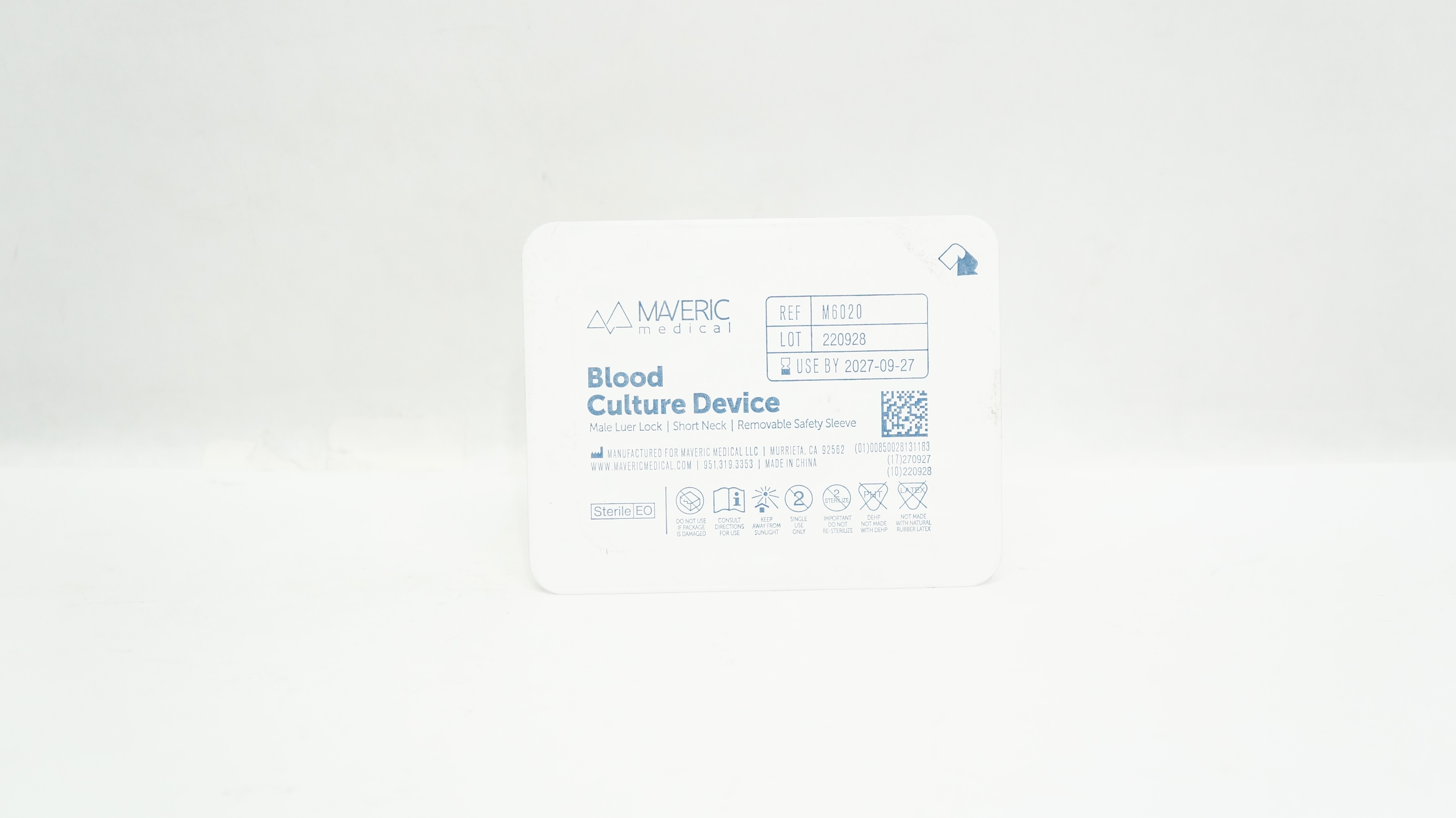 Maveric Medical M6020 Blood Culture Device