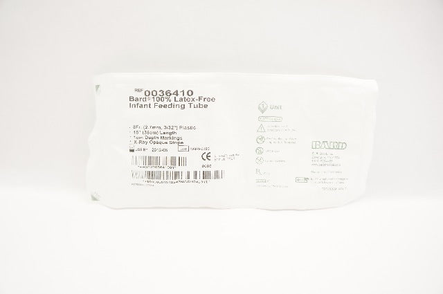 Bard 0036410 100% Latex-Free Infant Feeding Tube 8Fr x 15inch (x)