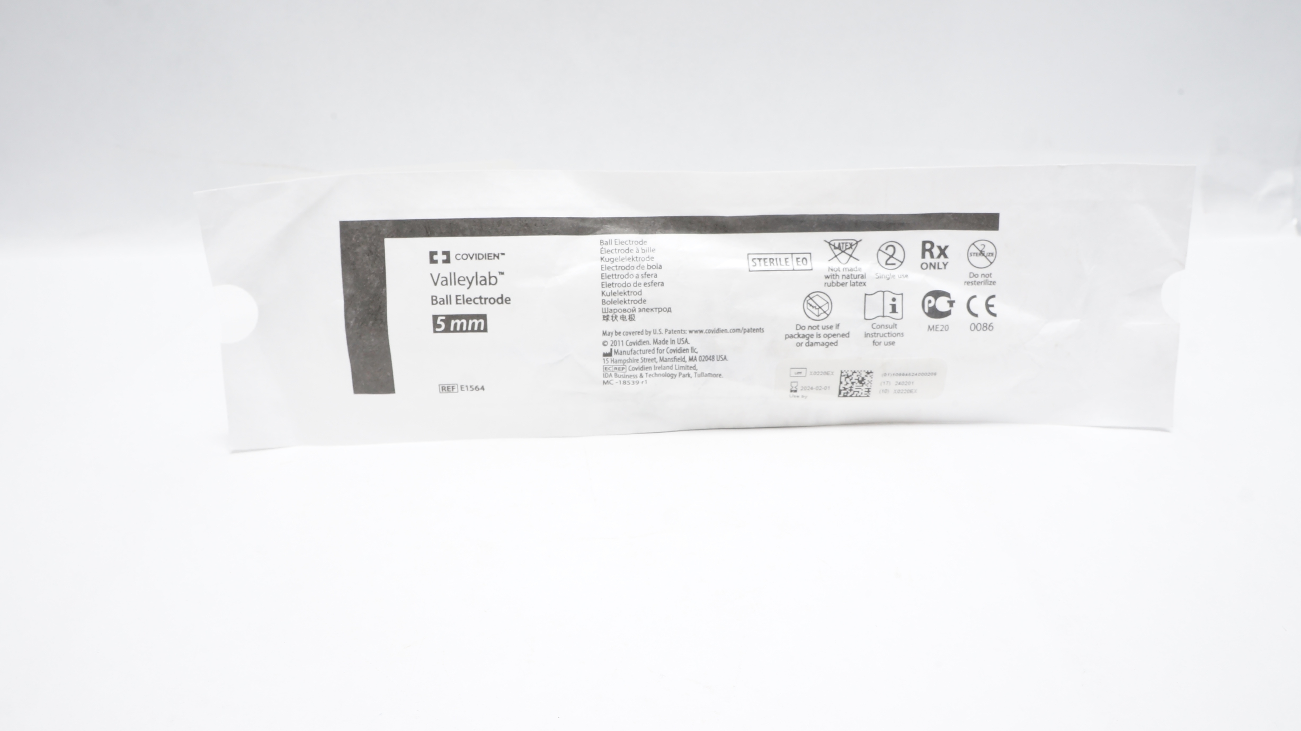 Covidien E1564 Valleylab Ball Electrode 5mm (x)