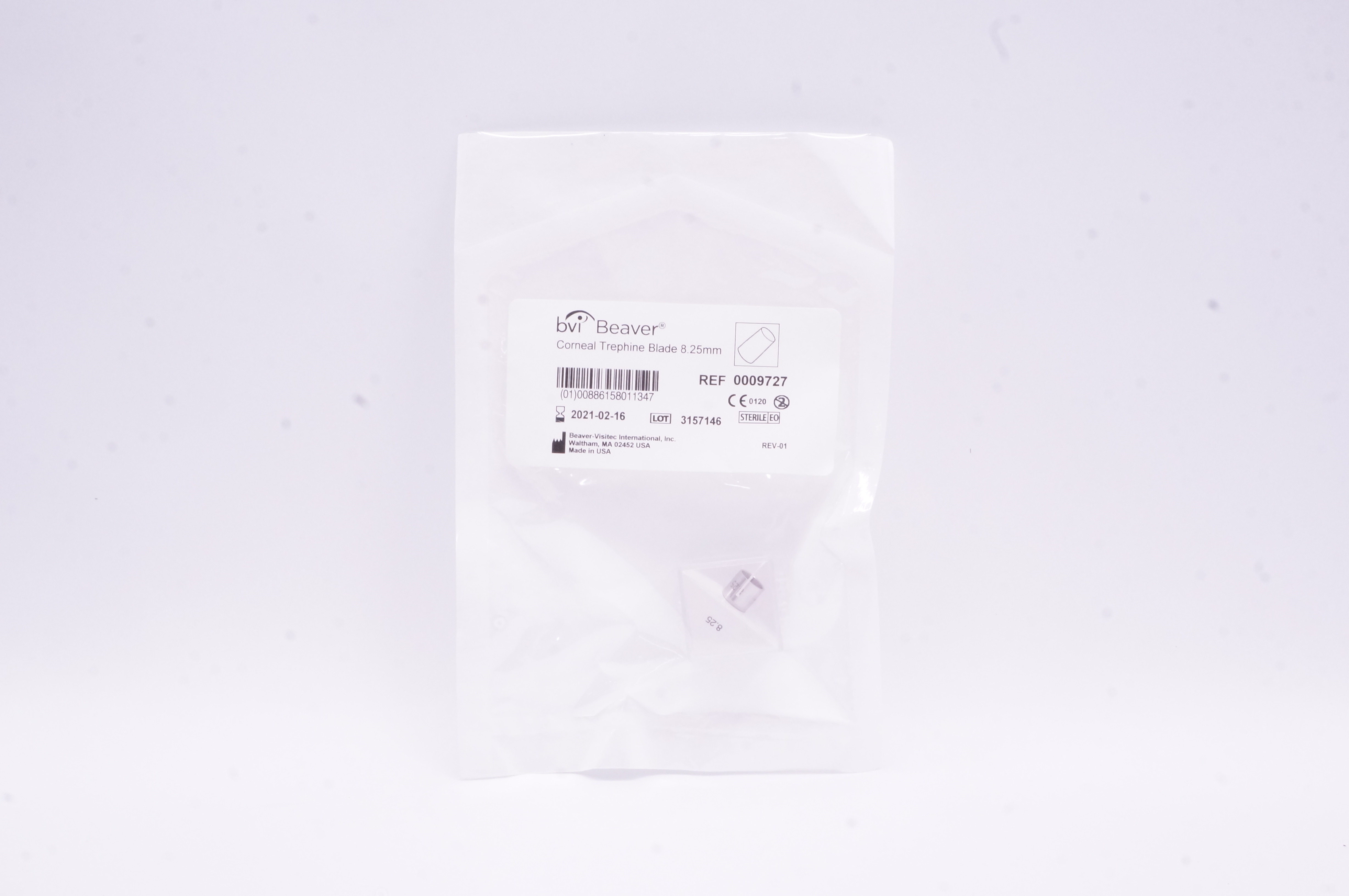 Bvi Beaver 0009727 Corneal Trephine Blade 8.25mm (x)