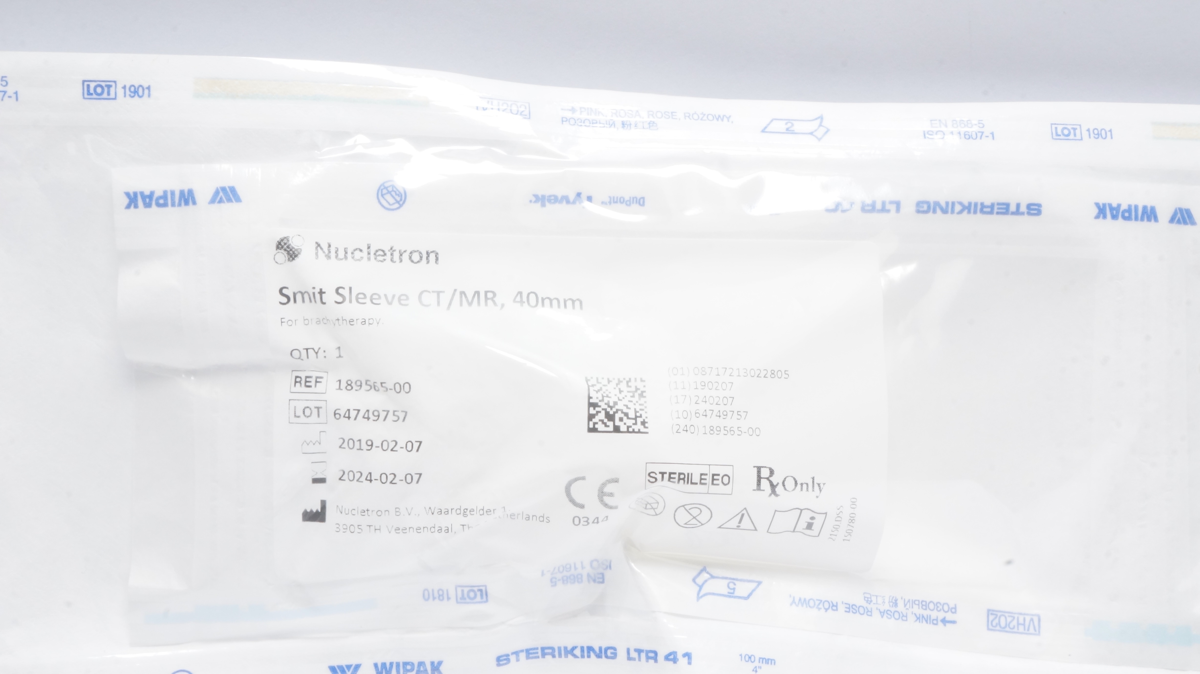 Nucletron 189565-00 Smit Sleeve CT/MR 40mm (x)