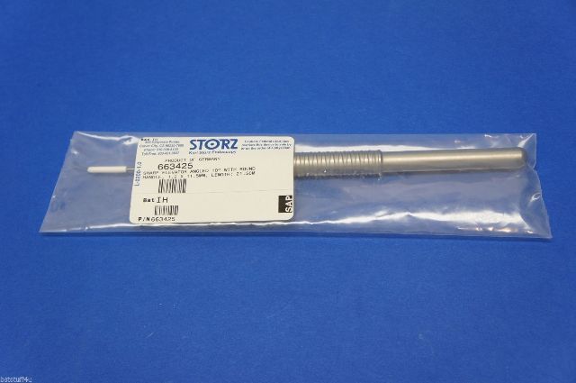 Karl Storz 663425 Sharp Elevator Angled 10deg With Round Handle 1.2x11.5mm 