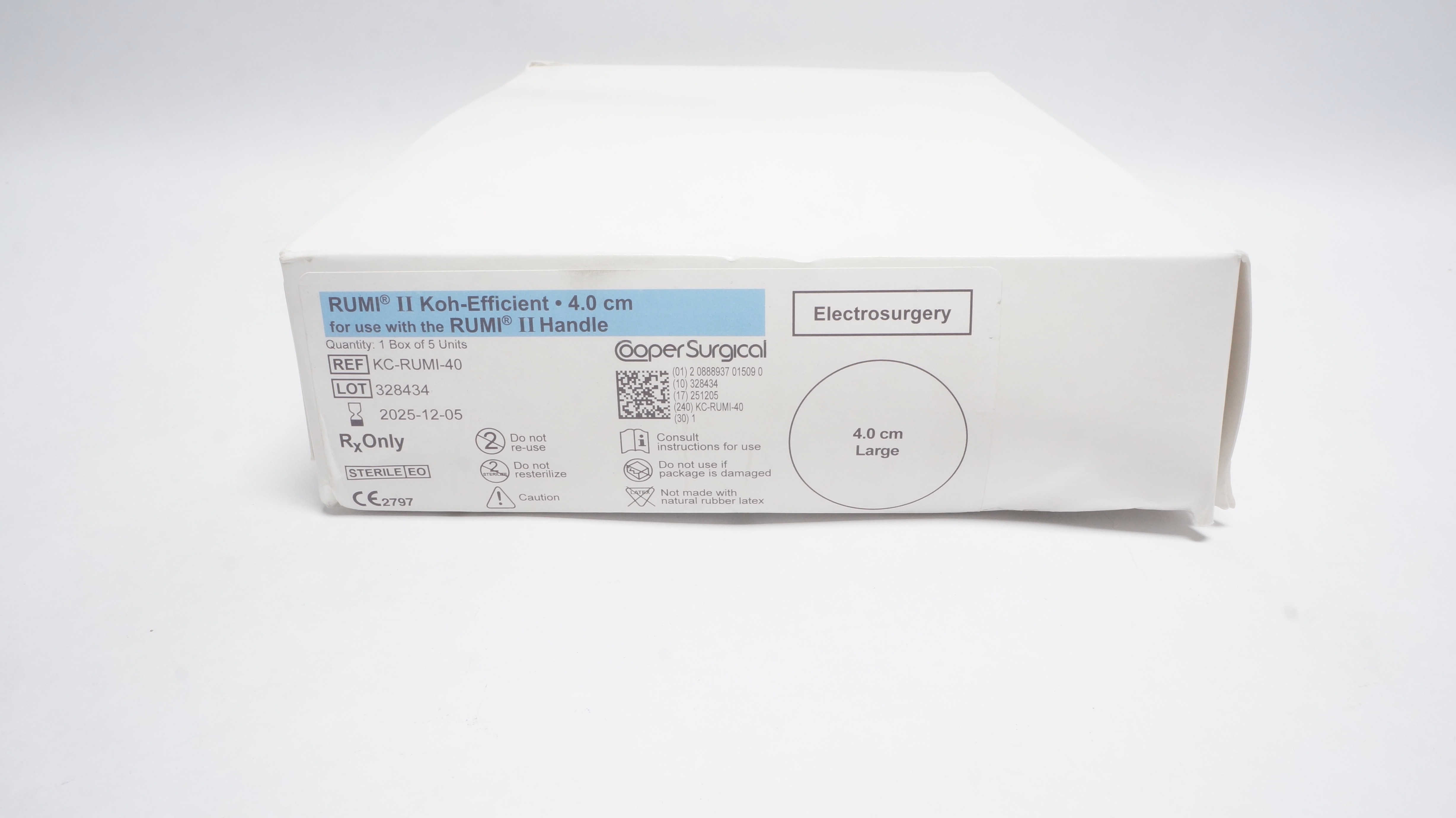 Cooper Surgical KC-RUMI-40 Rumi II Koh-Efficient 4.0cm - Box of 3 (x)