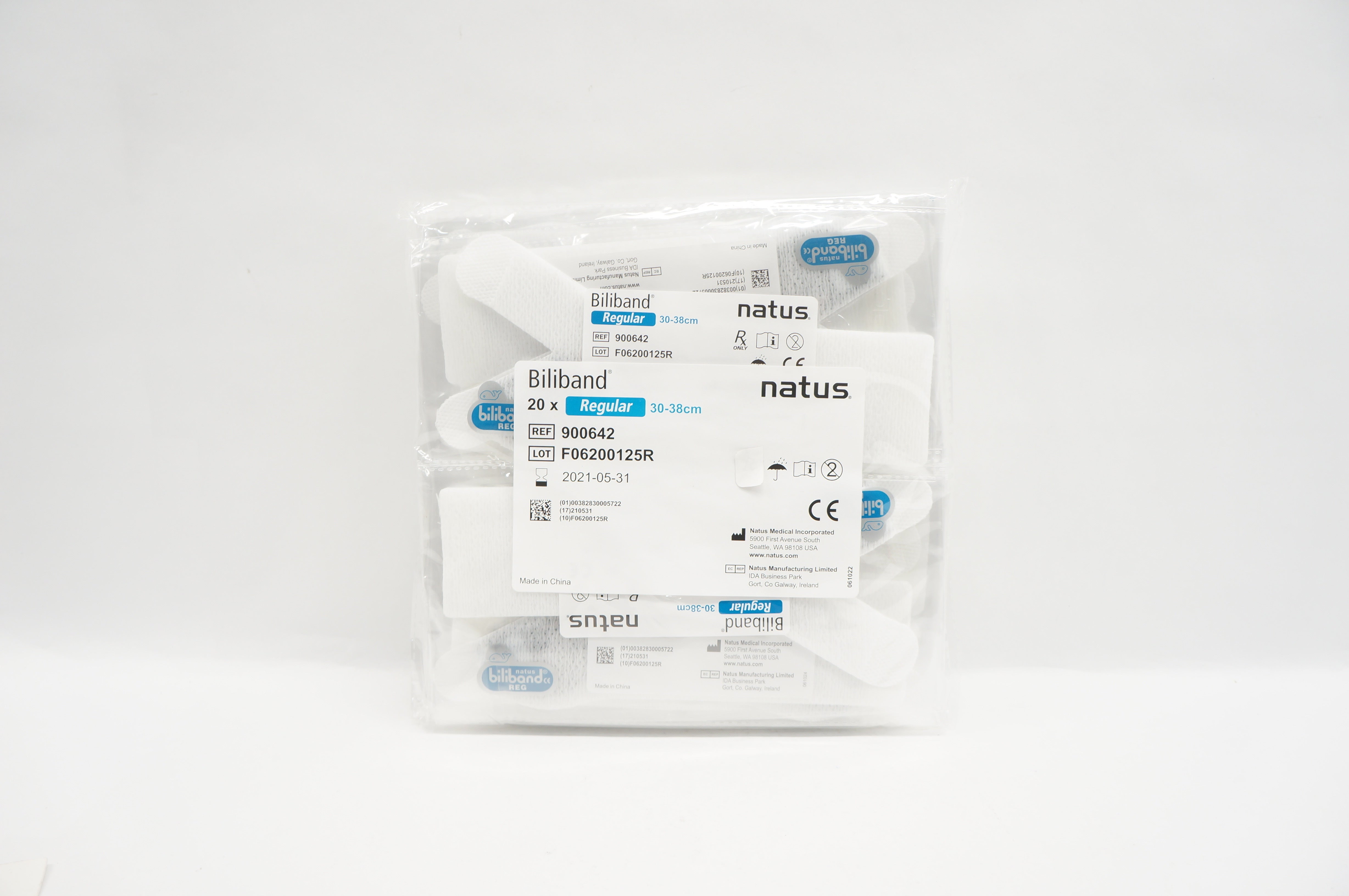Natus 900642 Biliband Neonatal Eye Protector, Regular 30-38cm (x) - Pack of 20