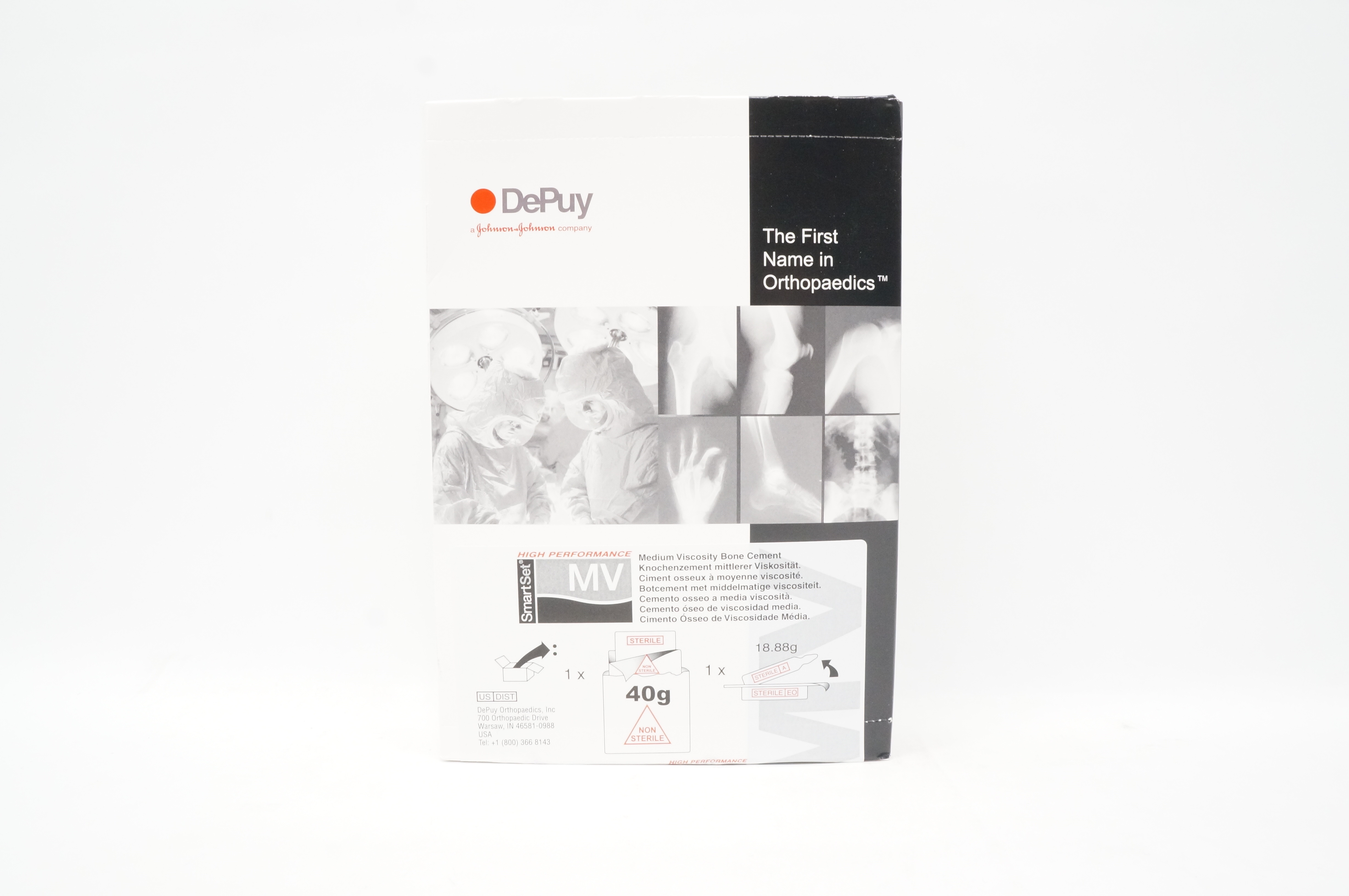 DePuy 3122-040 SmartSet MV Bone Cement 40g (x)