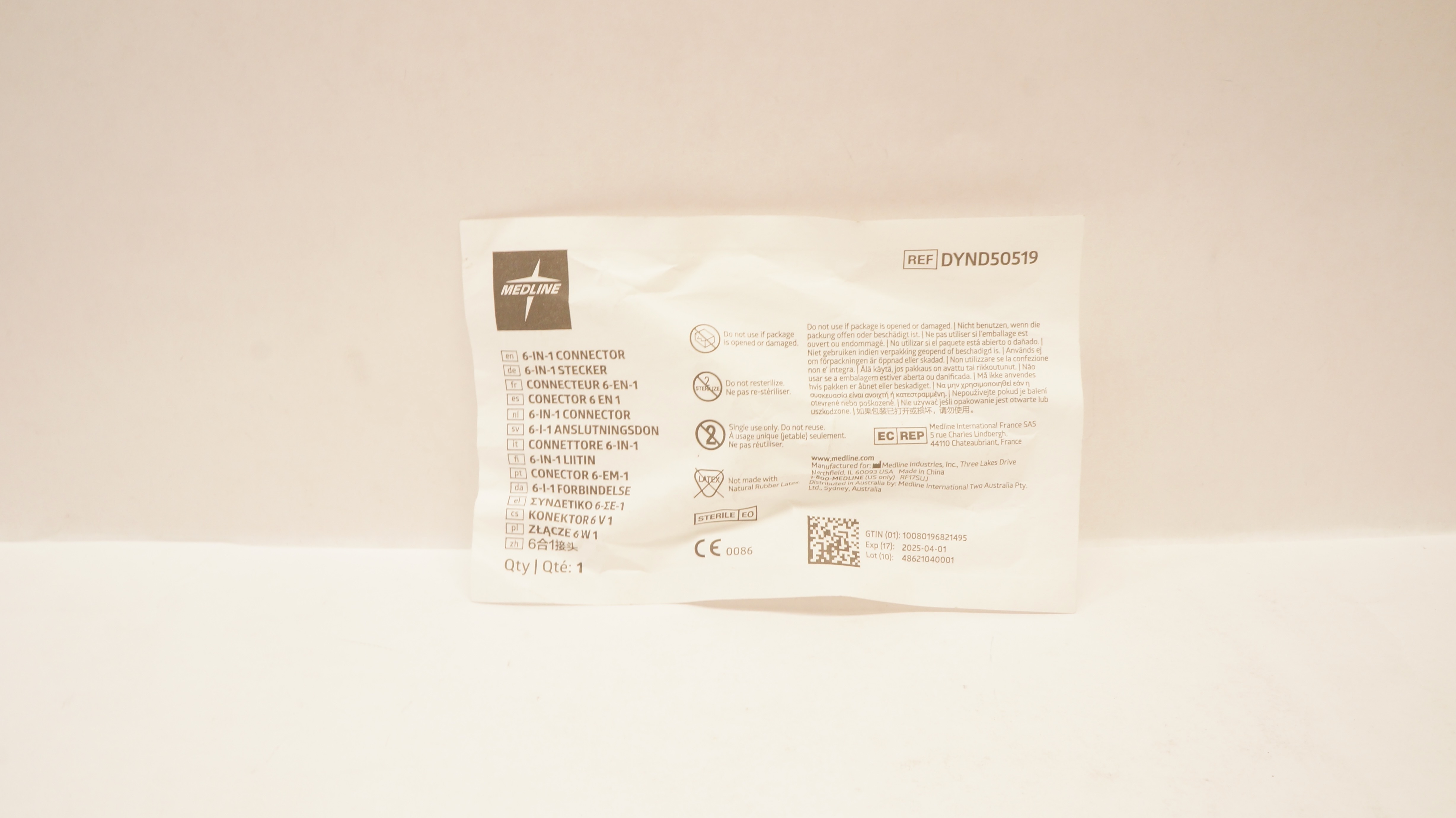 Medline DYND50519 6-IN-1 Connector