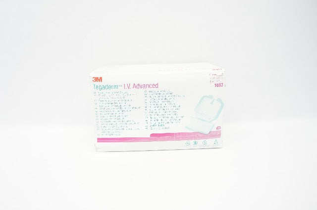 3M 1683 Tegaderm IV Advanced Securement Dressing 2 1/2 x 2 3/4inch - Box of 100