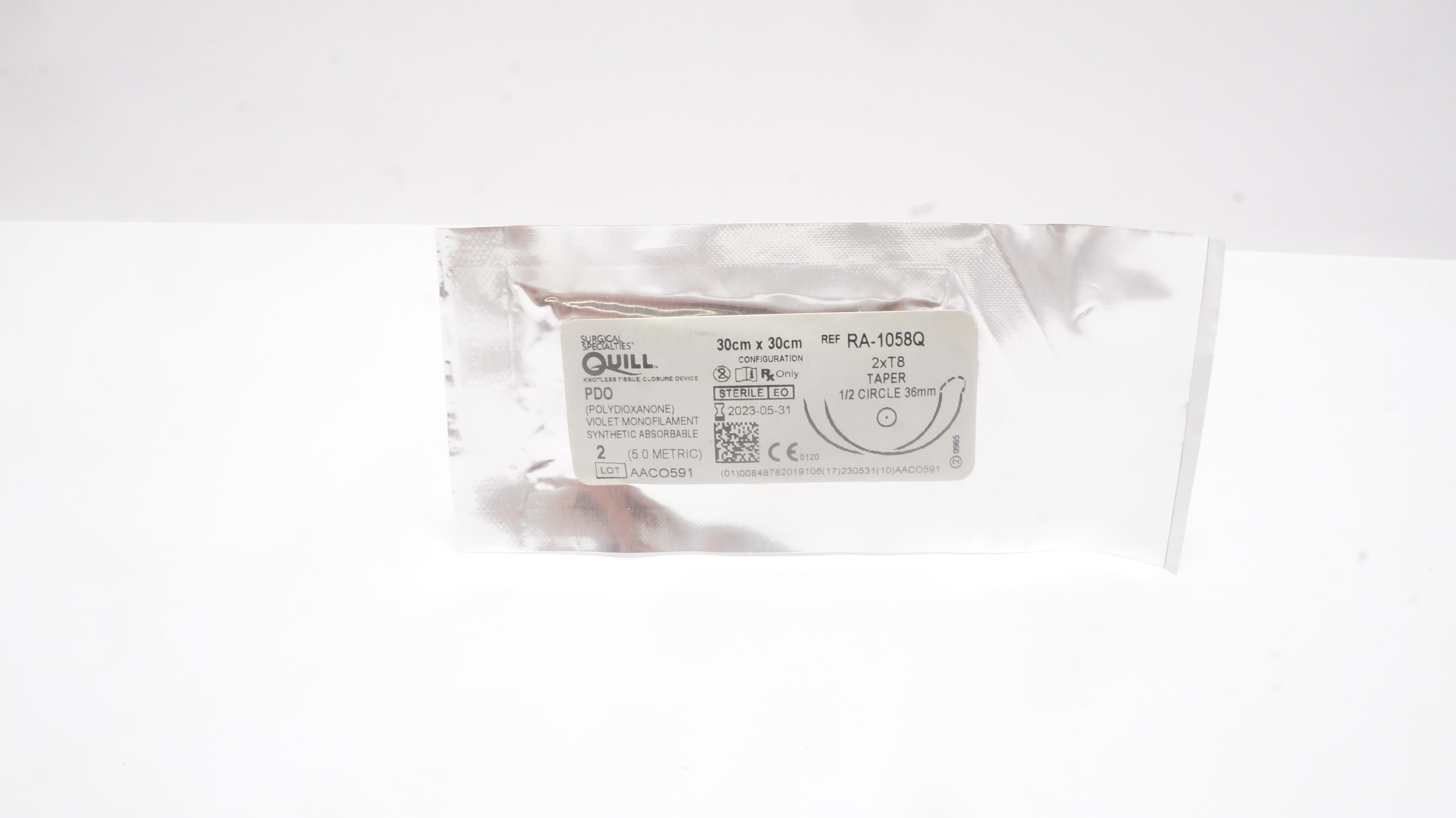 Quill RA-1058Q 2  PDO 2xT8 Taper 1/2 Circle 36mm, 30cm x 30cm (x)