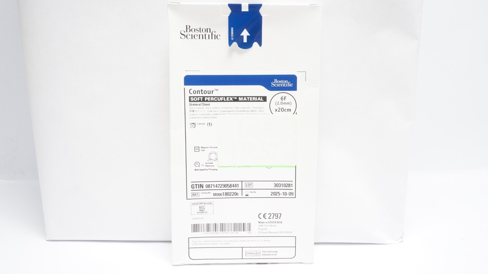 Boston Scientific M0061802200 Contour Ureteral Stent 6F 20cm