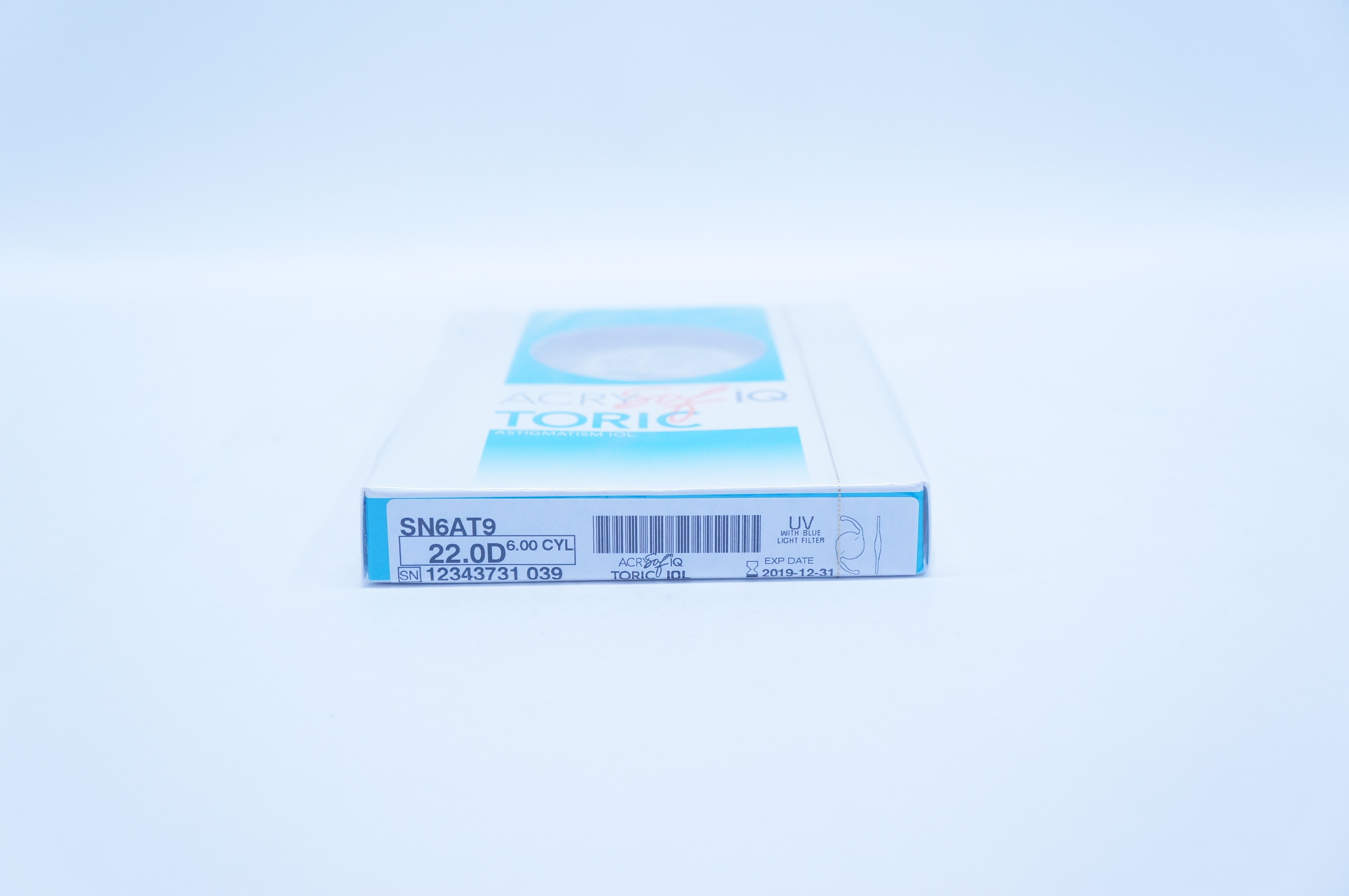 Alcon SN6AT9 ACRYSof IQ Toric Astigmatism IOL 22.0 D 6.00 Cylinder (x)