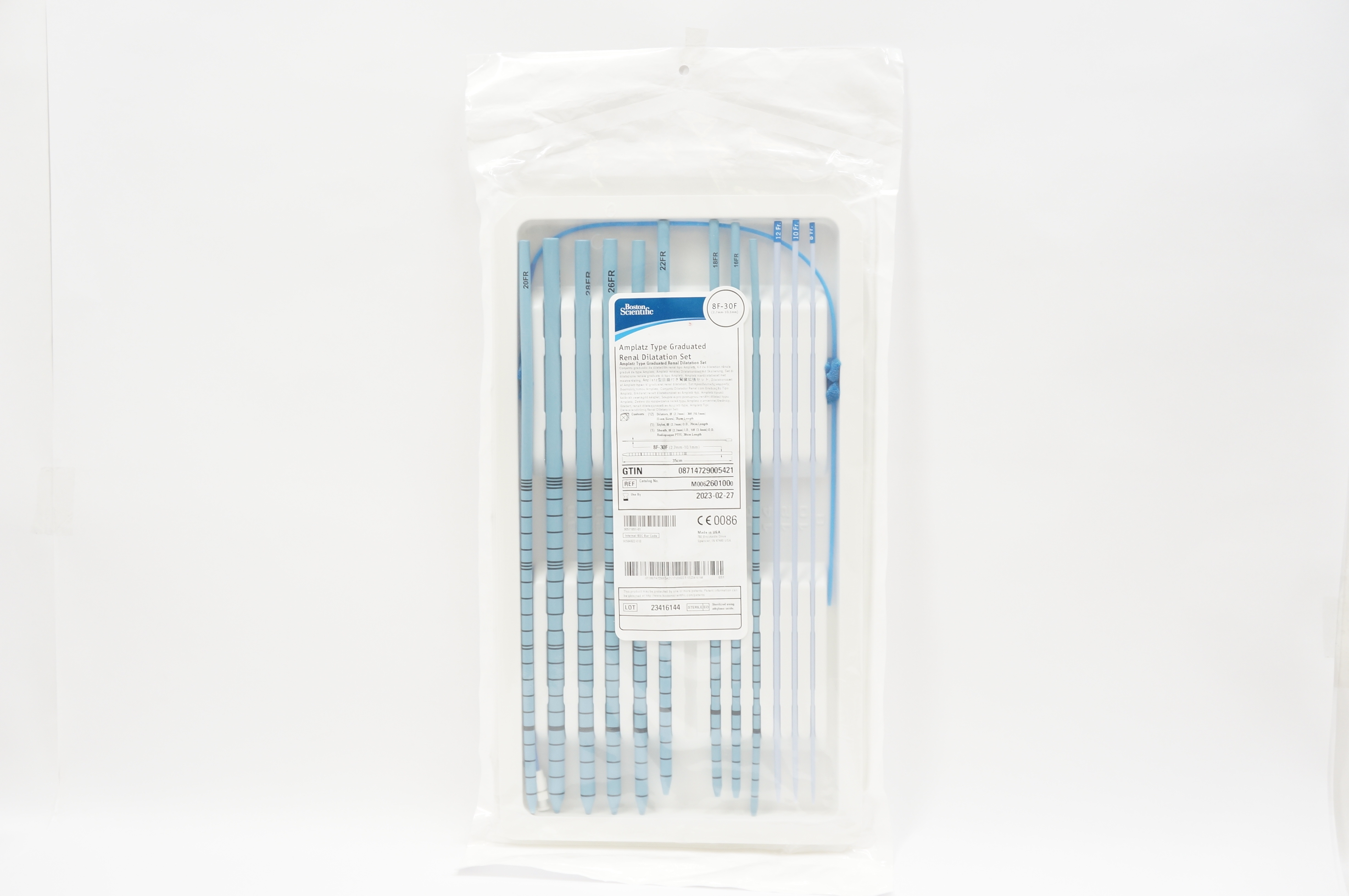 Boston Scientific M0062601000 Amplatz Type Graduated Renal Set, 8F-30F x 35cm