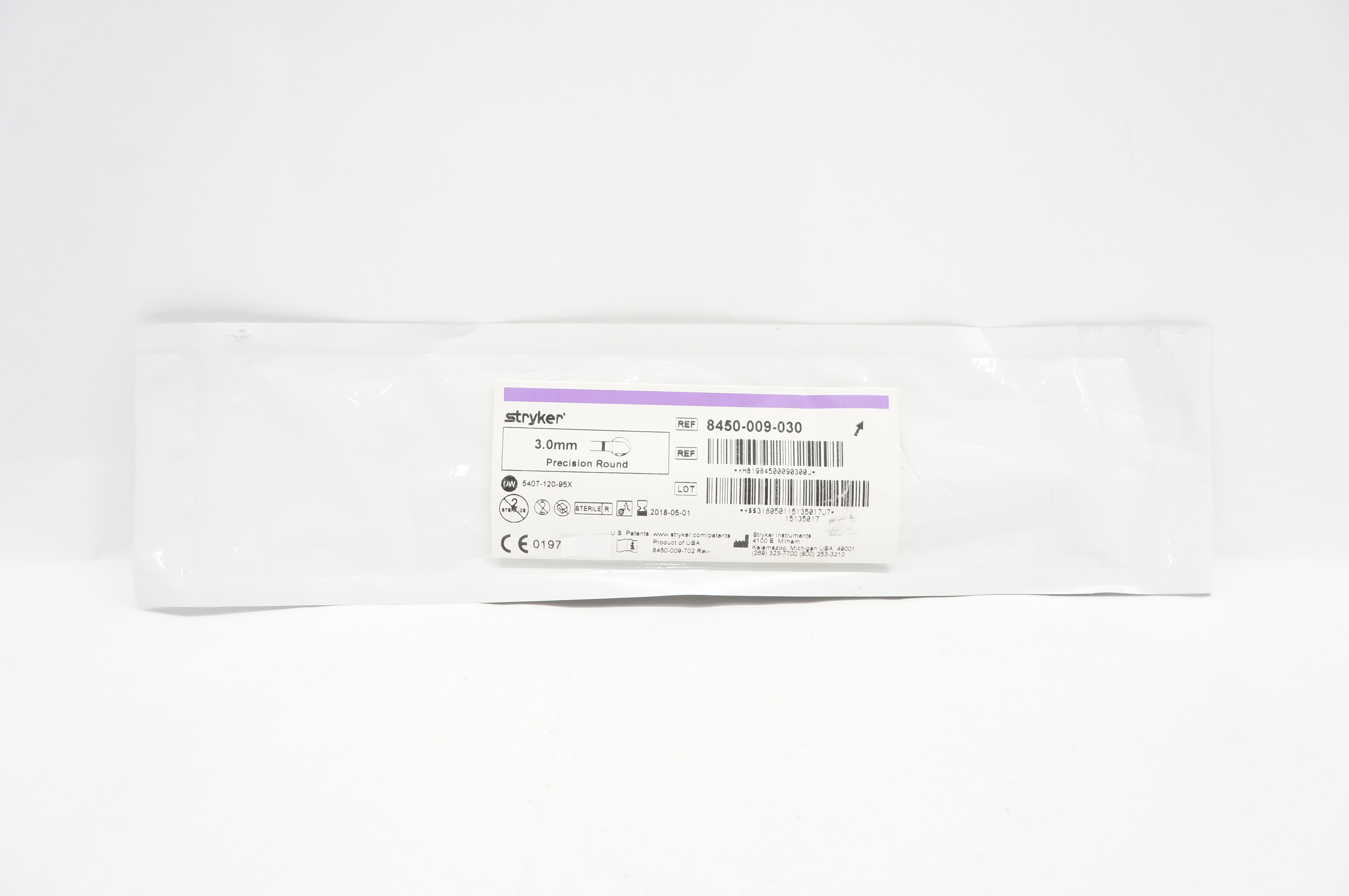 Stryker 8450-009-030 Precision Round 3.0mm (x)