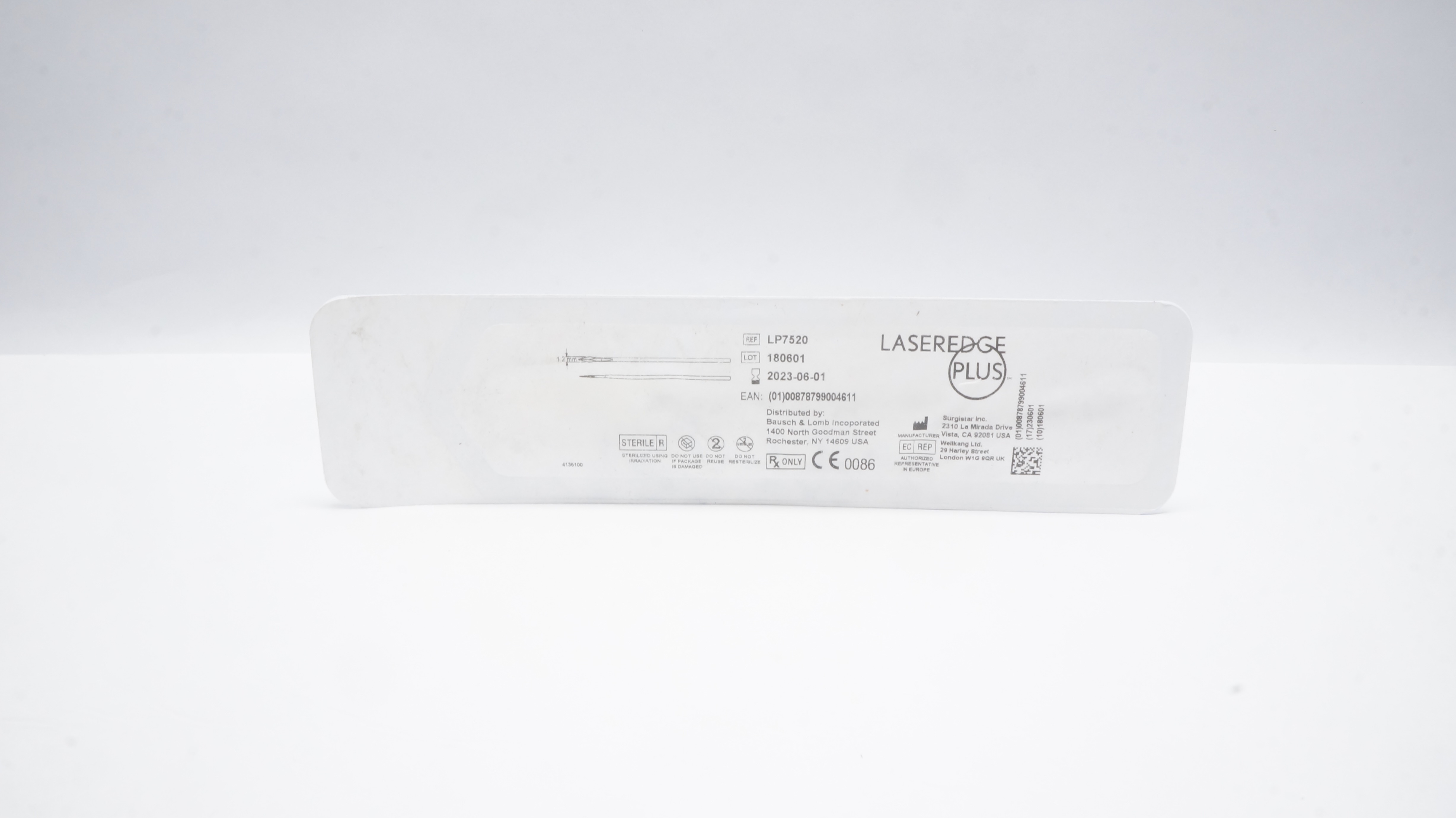 Karl Storz LP7520 Laseredge Plus MVR Knife 20Ga (x)