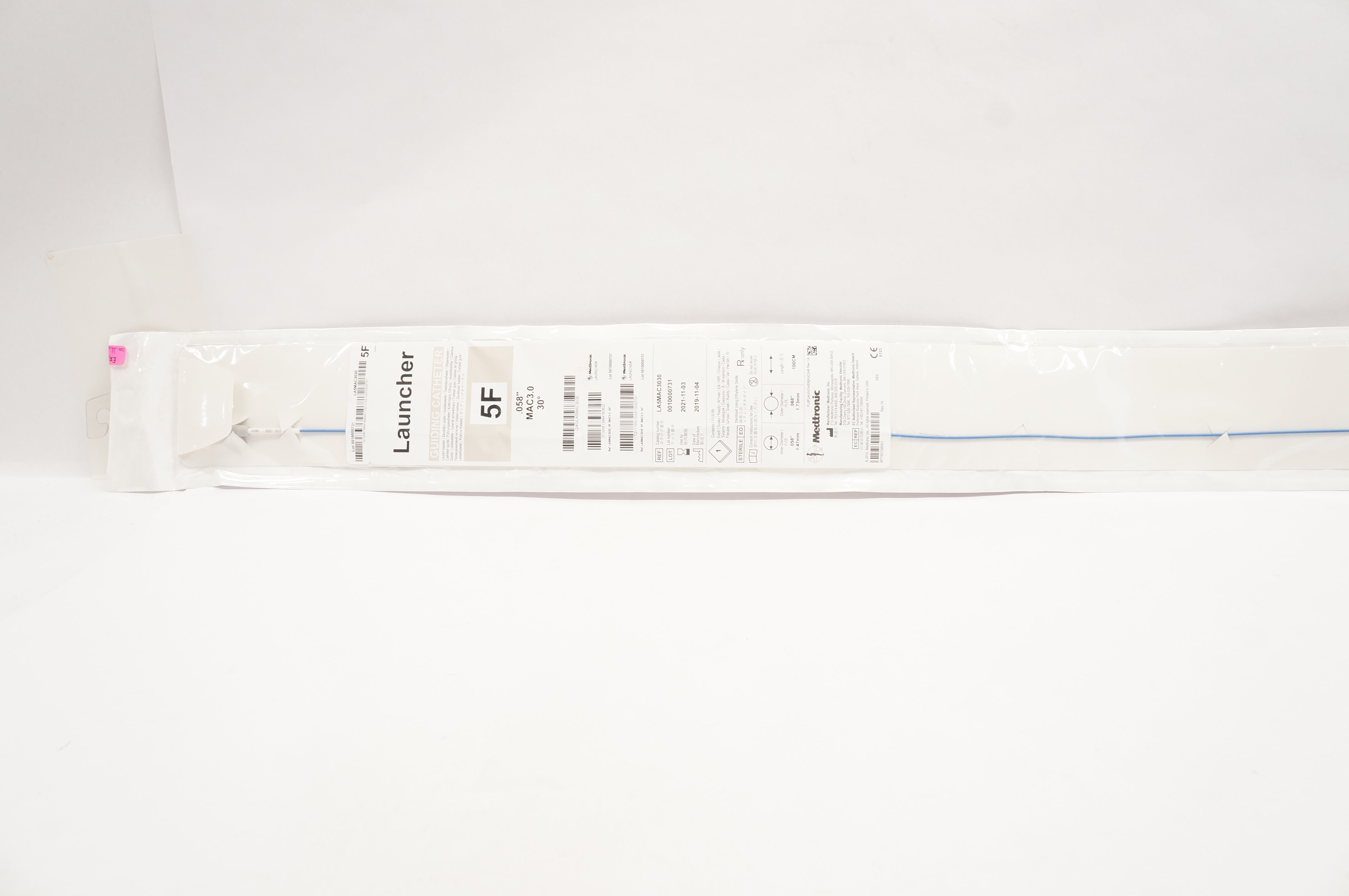 Medtronic LA5MAC3030 Launcher MAC3.0 Guiding Catheter 5F (x)
