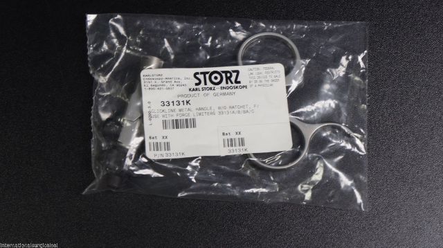 Karl Storz 33131K Clickline Metal Handle Ratchet Force Limiters 33131A/B/BA/C