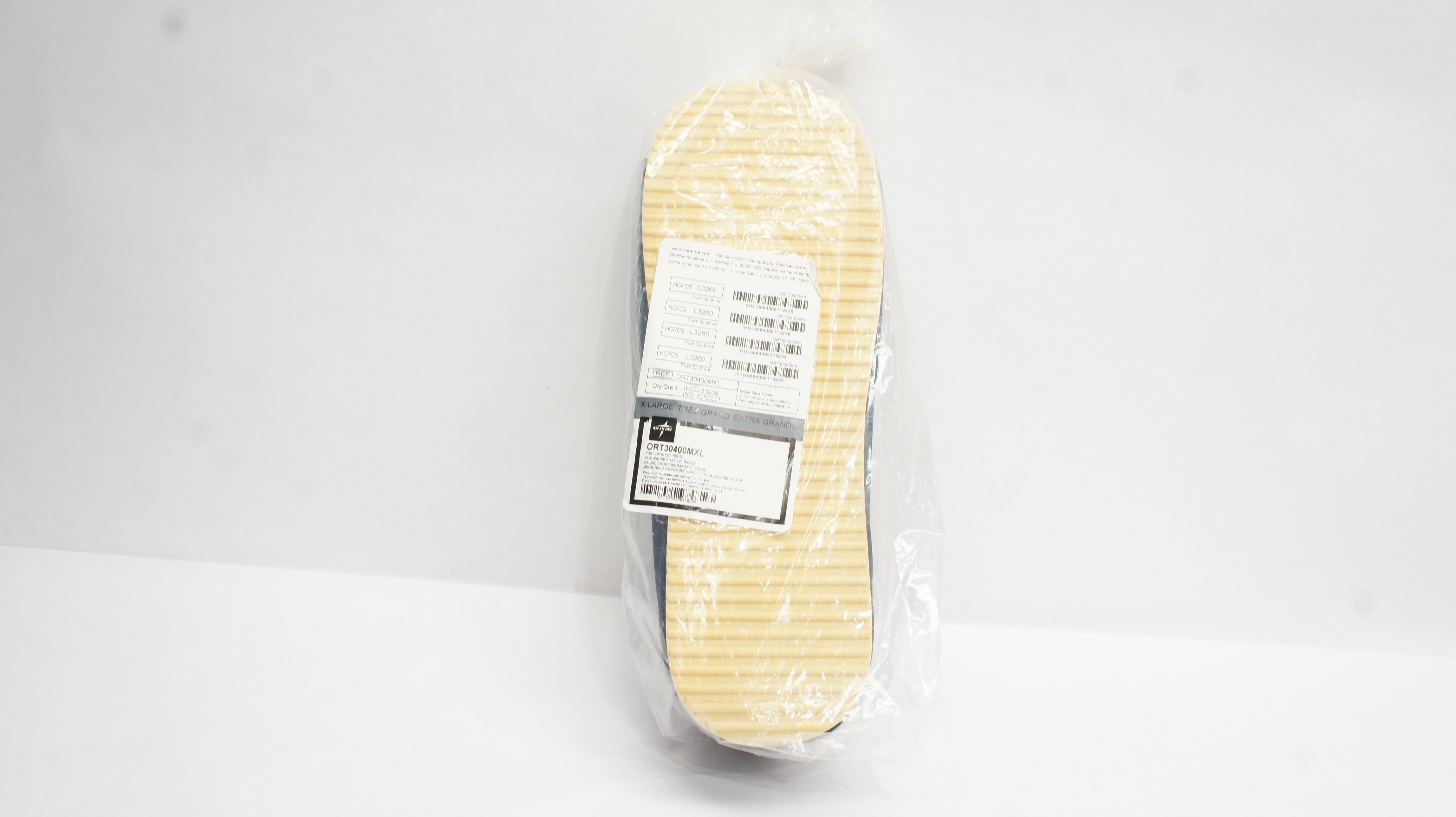 Medline ORT30400MXL Post-Op Shoe Rigid, X-Large