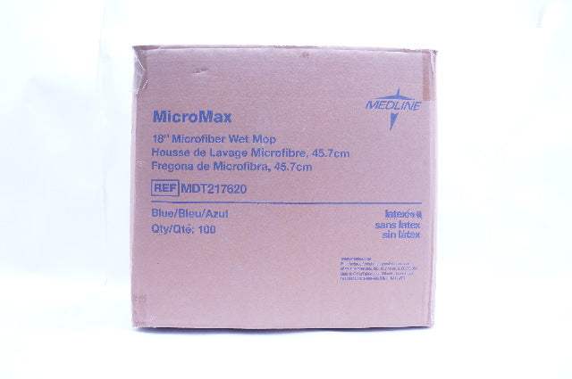 Medline MDT217620 MicroMax 18inch Microfiber Wet Mop - Case of 100
