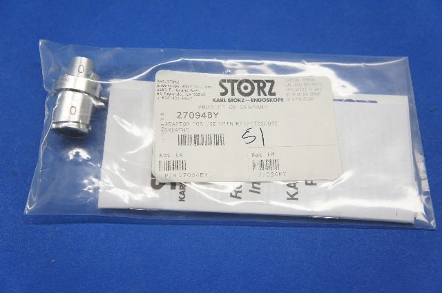 Karl Storz 27094BY Adaptor For Use With Resectoscope Sheaths