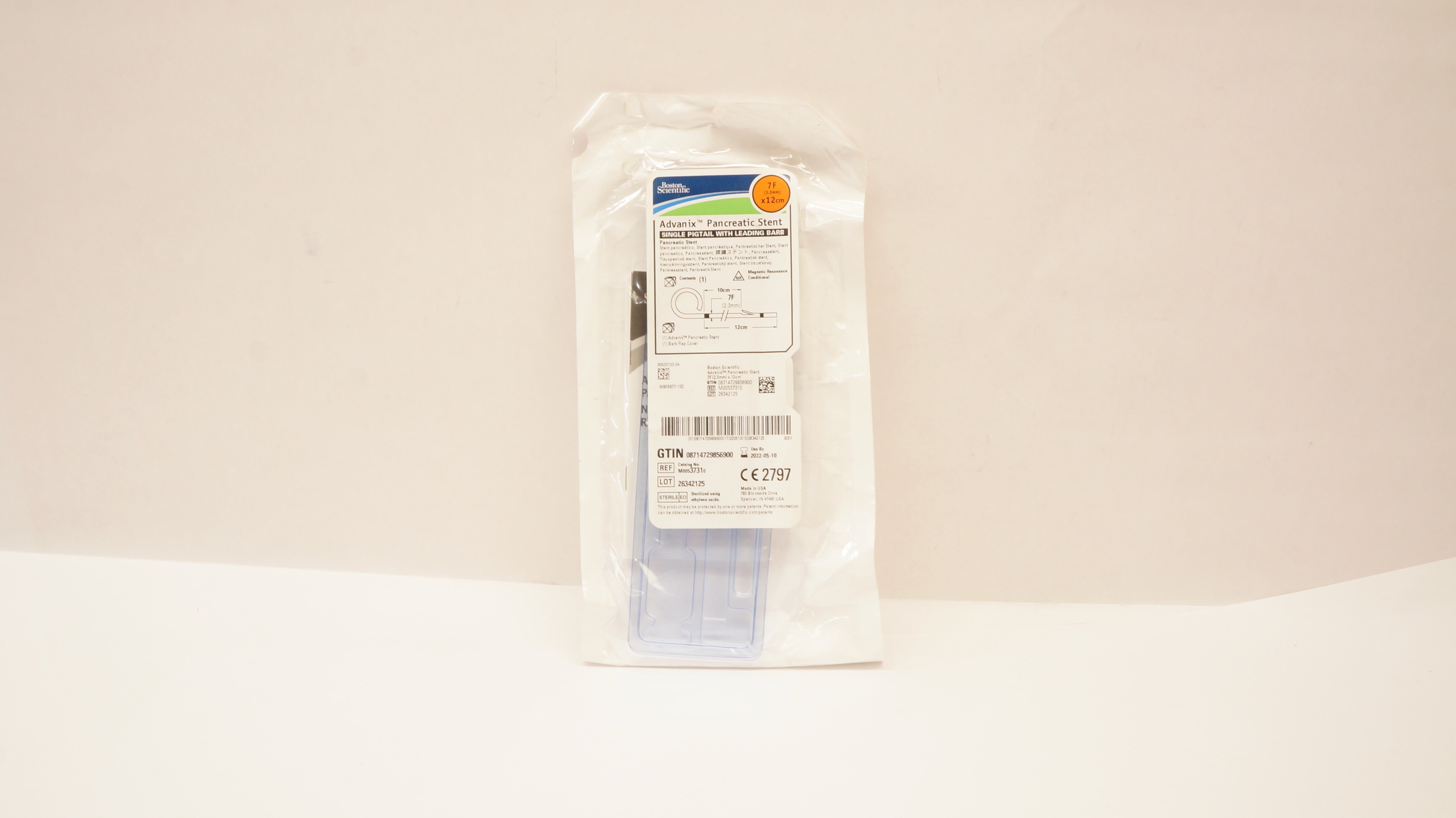 Boston Scientific M00537310 Advanix Pancreatic Stnt 7F x 12cm (x)