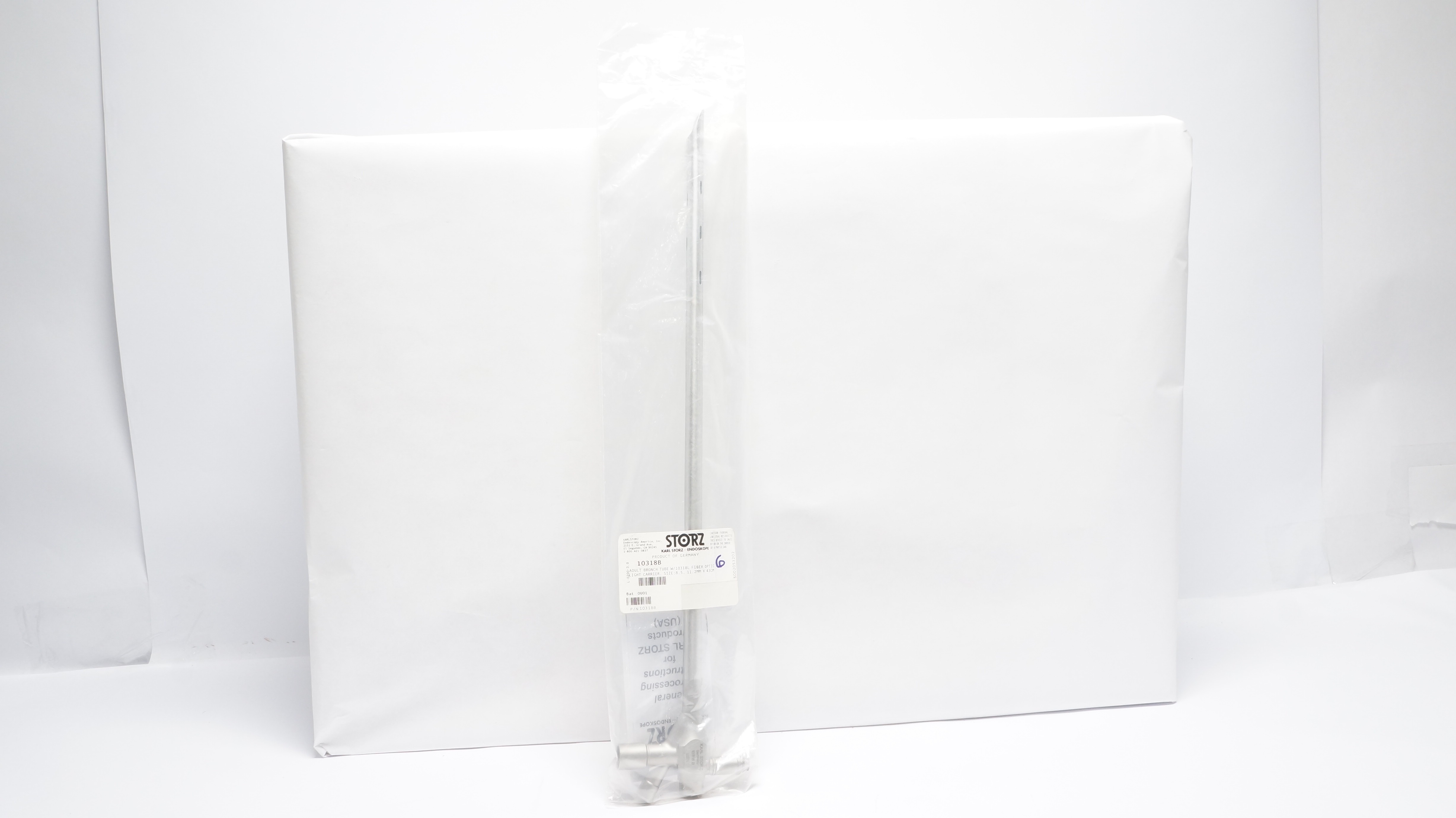 Karl Storz 10318B Adult Bronch Tube,W/10318L Fiber Optic Light Carrier