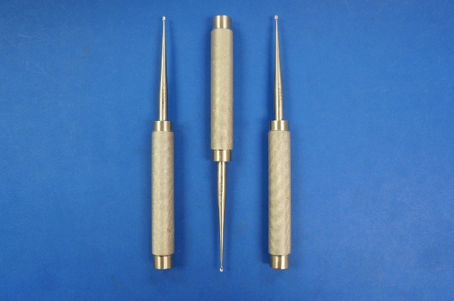 Codman 23-2572 Cobb Curette, Straight, Size 0, Cup Size 3.5mm ~ Lot of 3