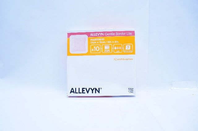Smith&Nephew 66800840 Silicone Foam Dressing 6 x 6inch - Box of 10 (x)