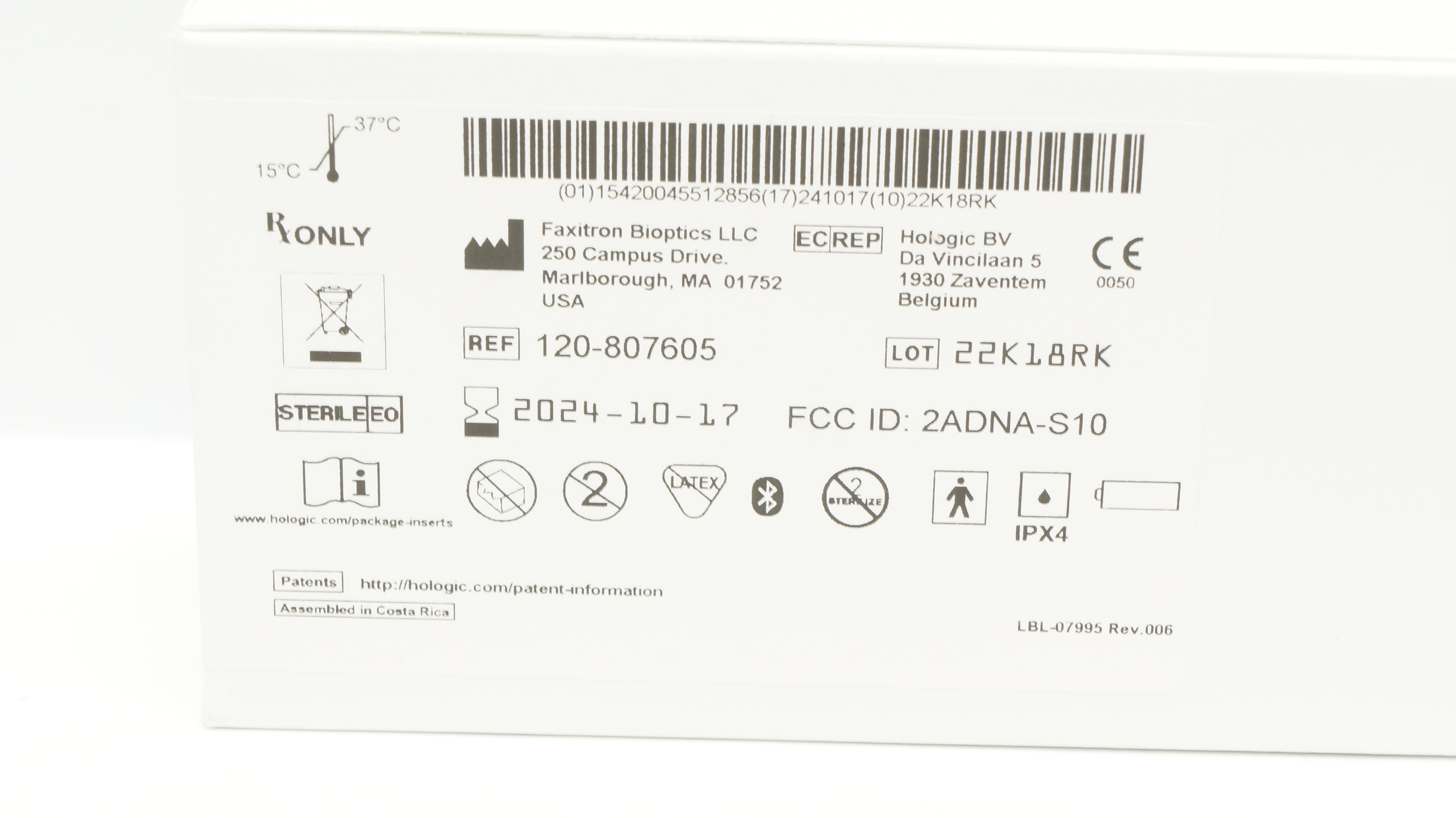 Faxitron Bioptics 120-807605 Hologic TruNode Single-use Gamma Probe (x)