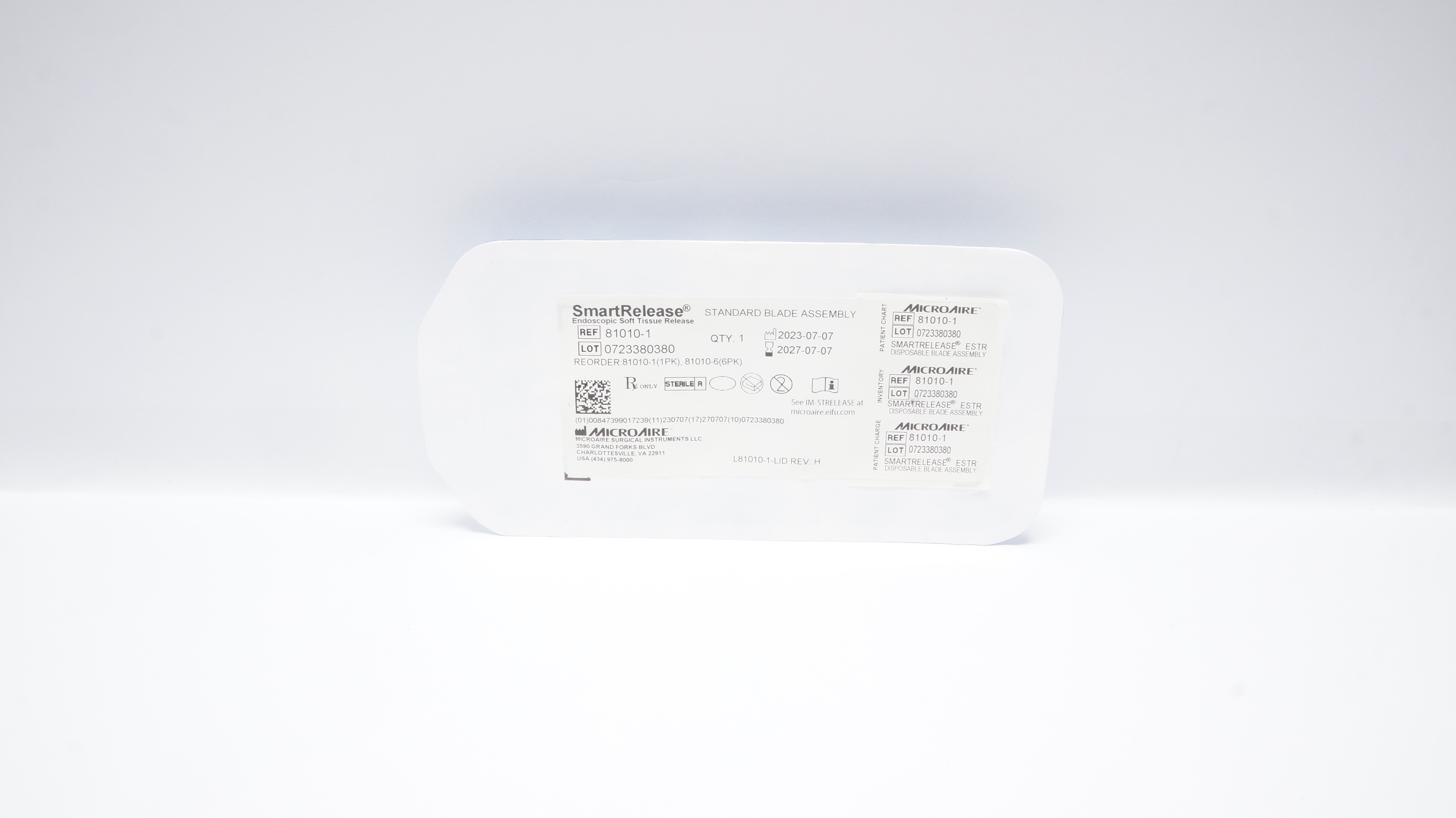 Microaire 81010-1 SmartRelease Endoscopic Soft Tissue Release (x)