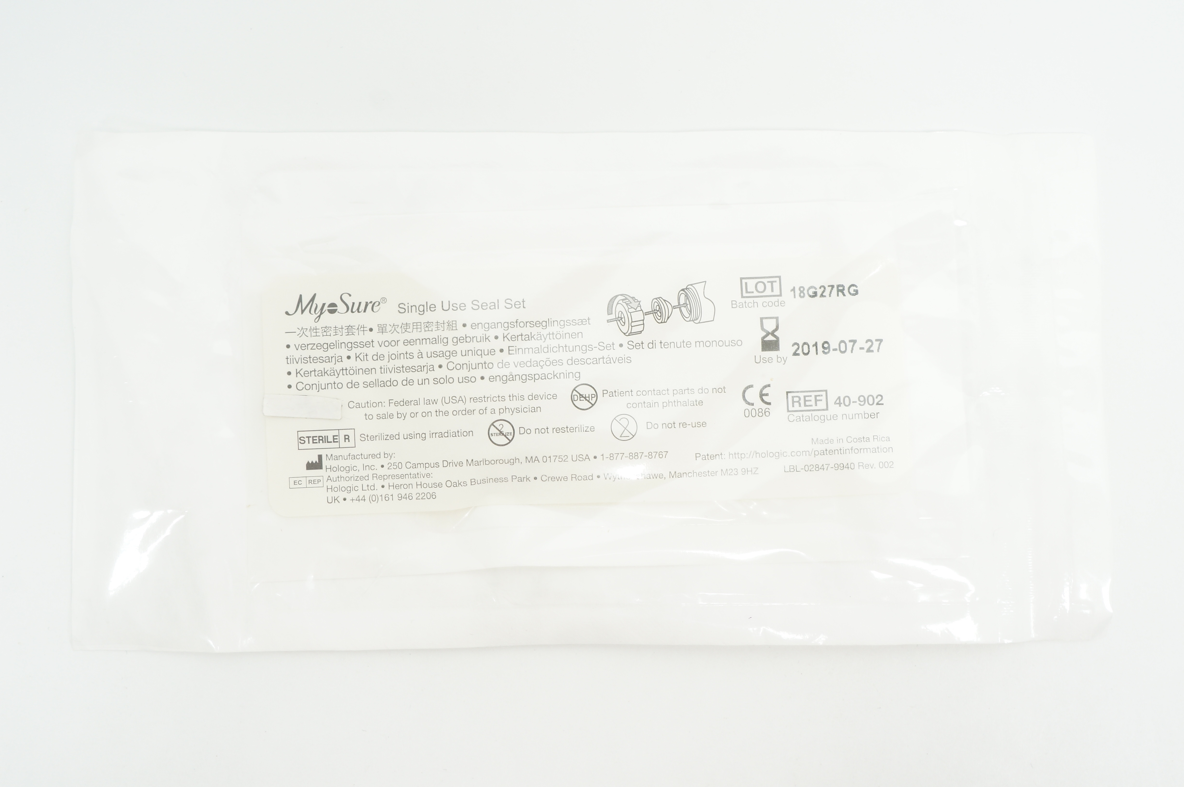 Hologic 40-902 MyoSure Single Use Seal Set (x)