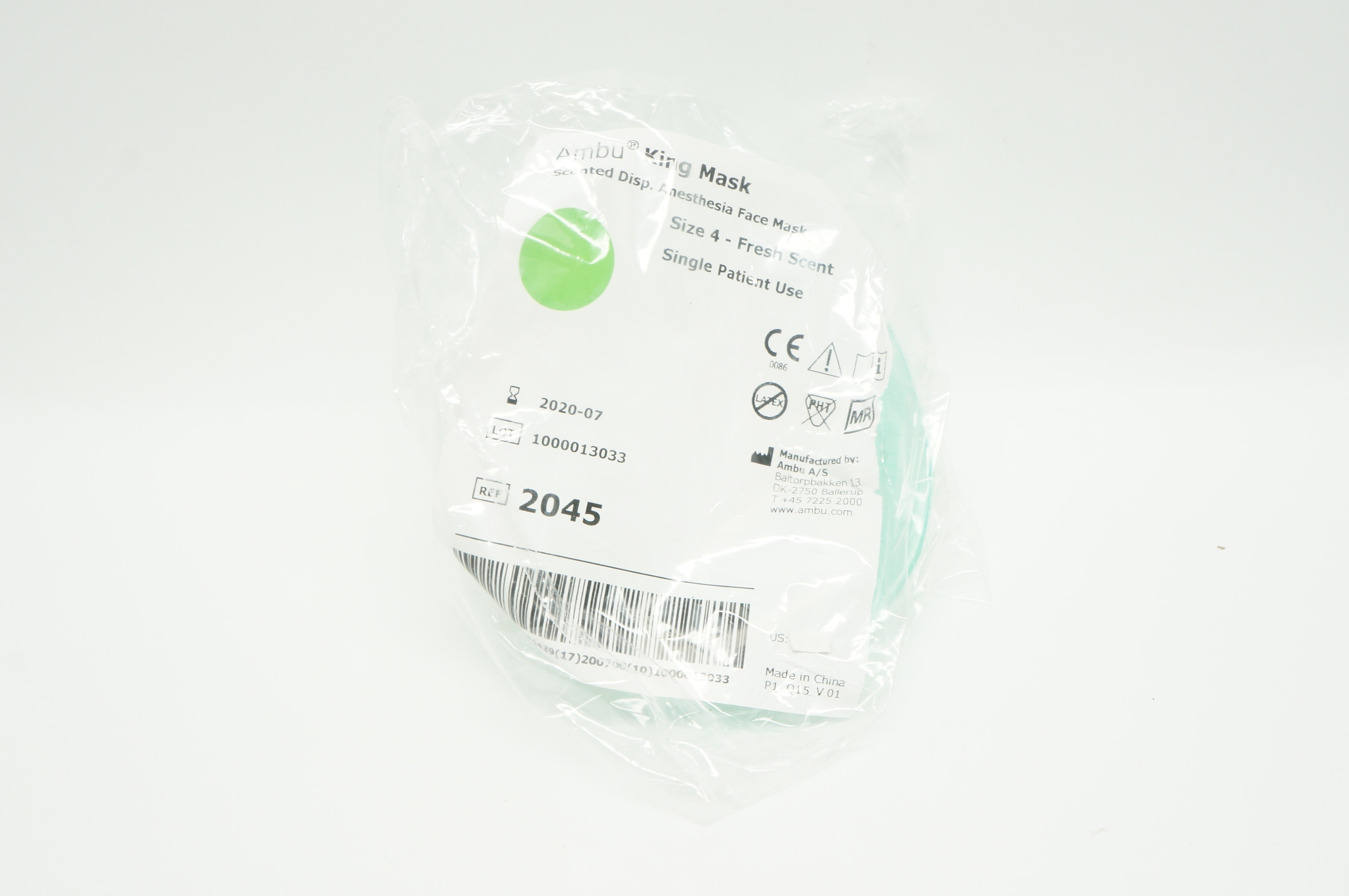 Ambu 2045 King Mask Scented  Anesthesia Face Mask Size 4 - Fresh Scent
