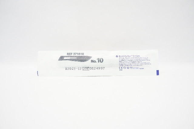 Aspen Surgical 371610 Bard-Parker Surgical Stainless Steel Surgical Blade N10(x)