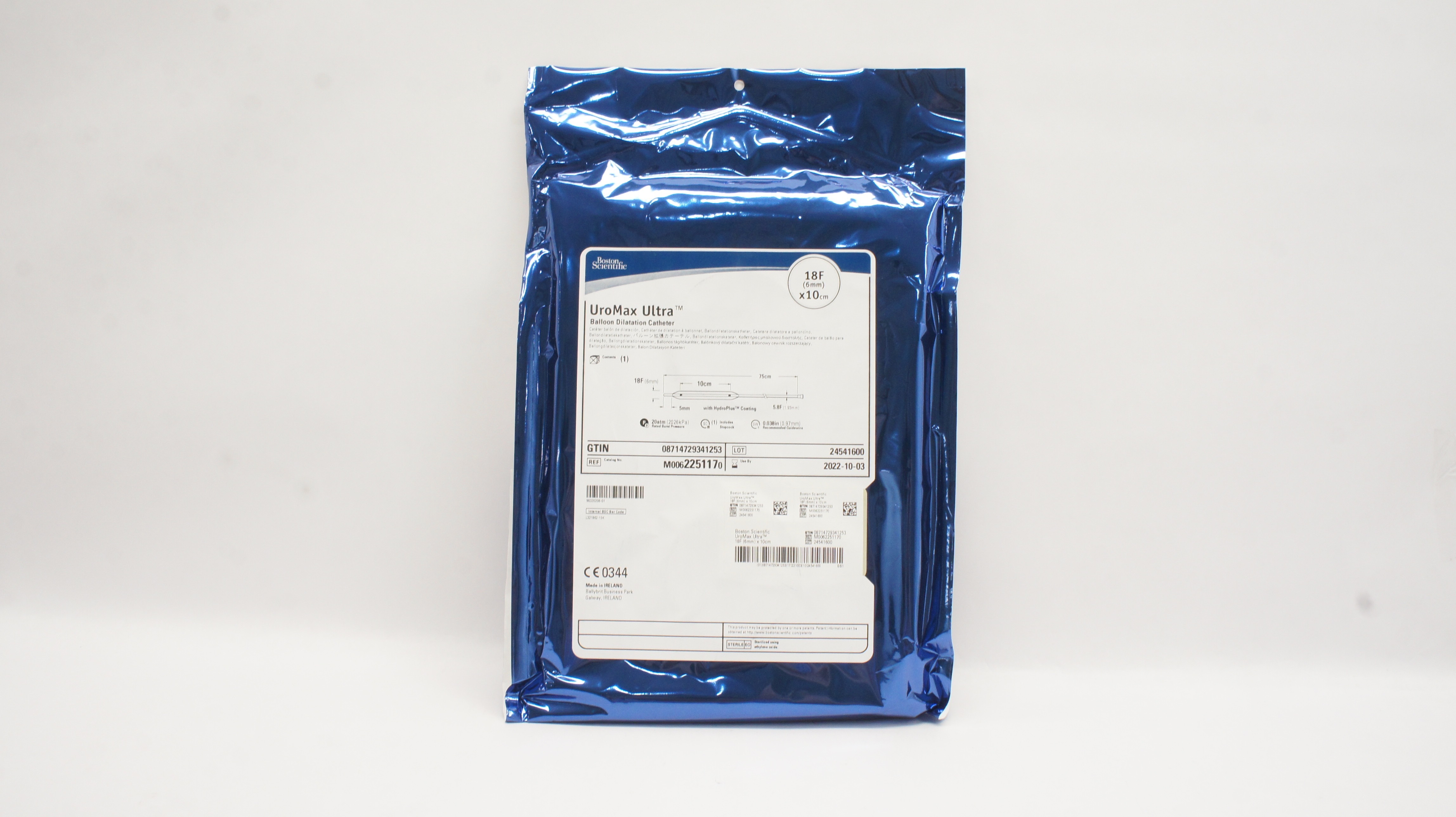 Boston Scientific M0062251170 UroMax Ultra Balloon Dilatation Cath.18F x 10cm(x)