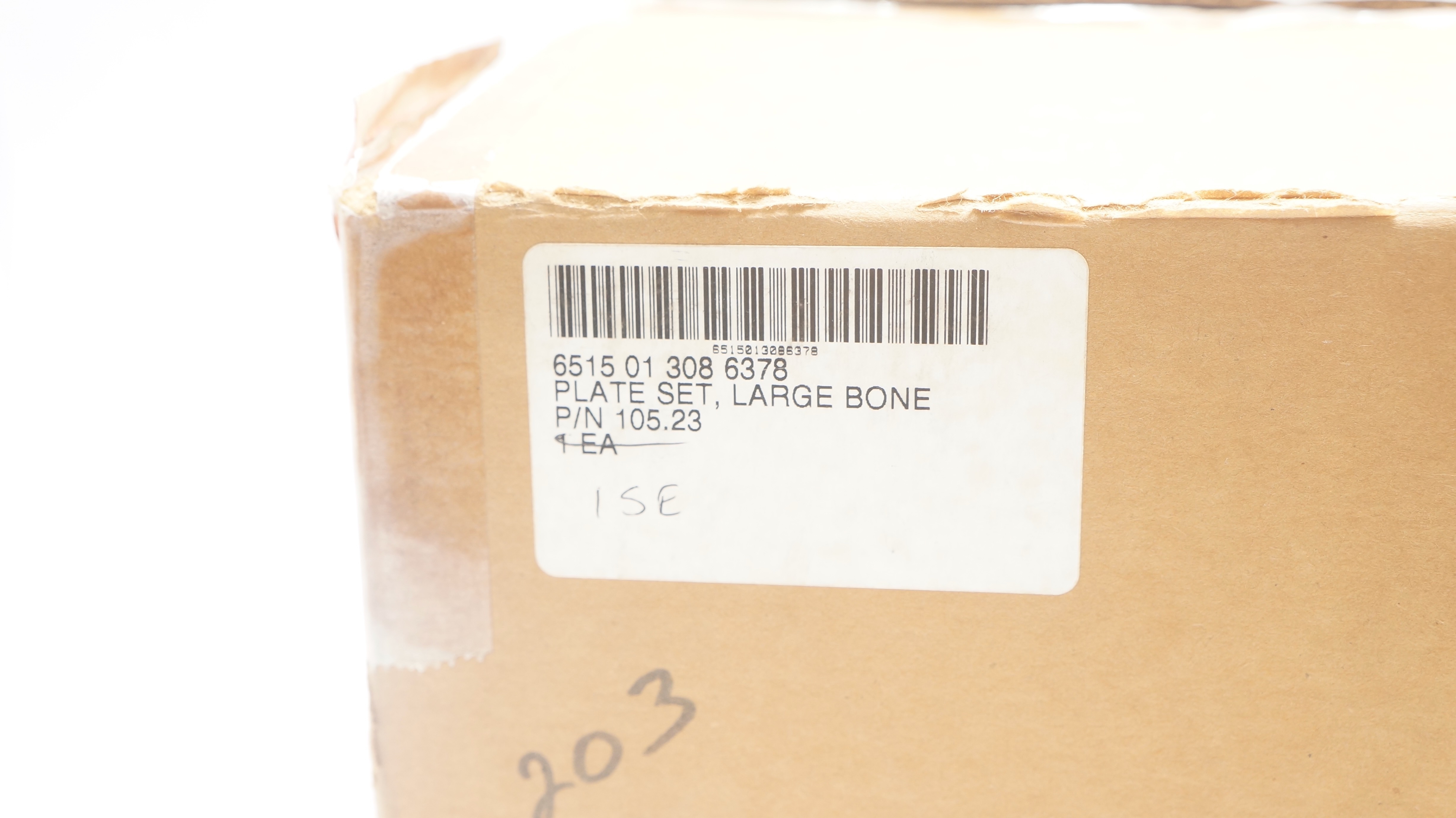Synthes 6515 01 308 6378 Large Bone Plate Set P/N 105.23
