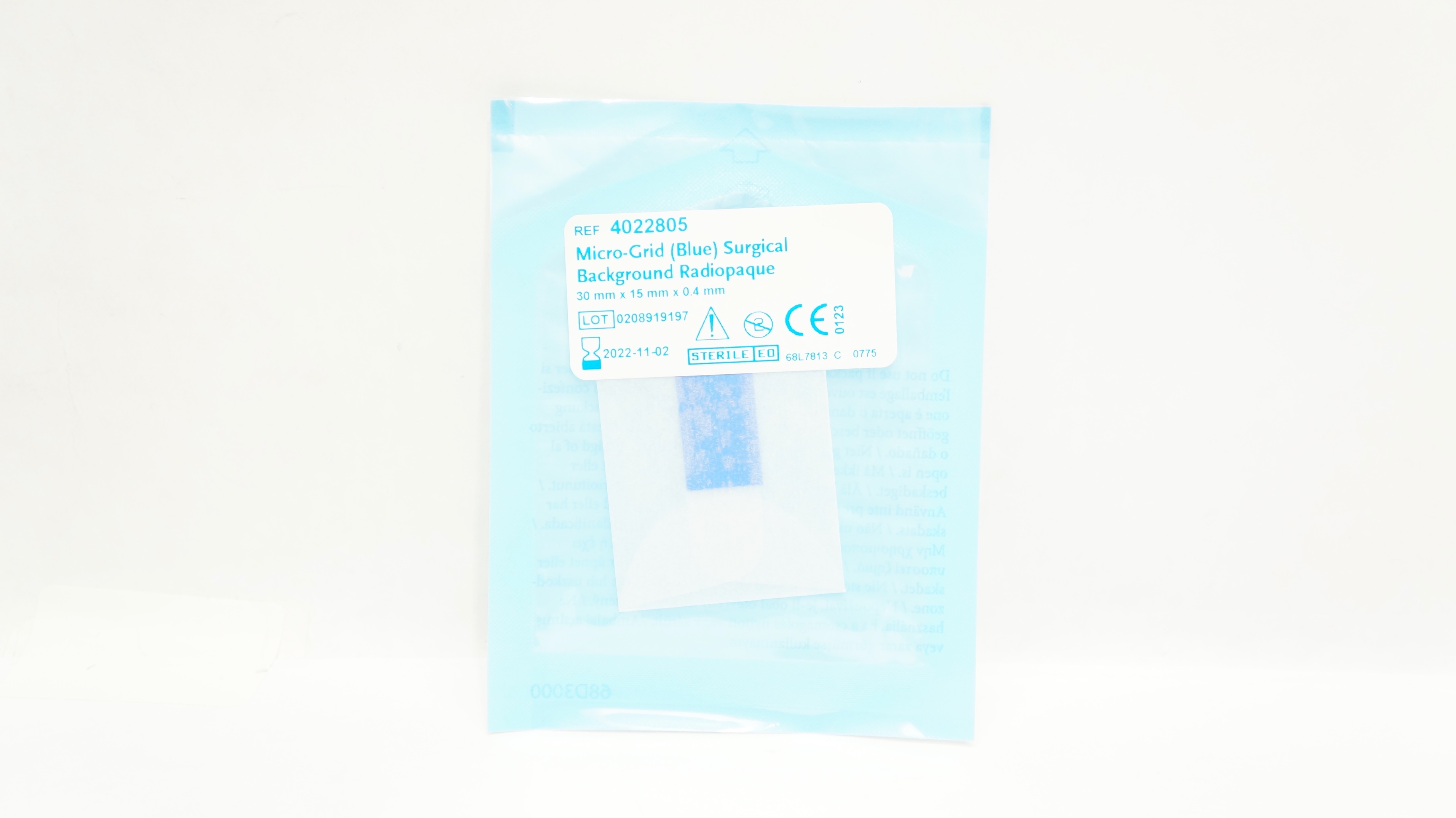Medtronic 4022805 Micro-Grid Surgical Background Radiopaque 30 x 15 x 0.4mm (x)